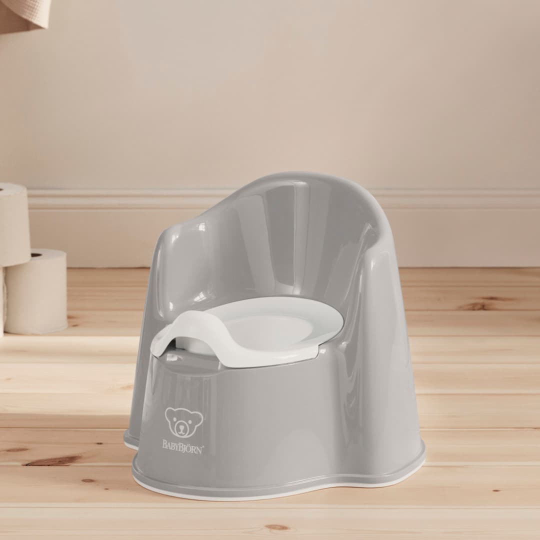 BabyBjörn Pottstol Grå/Vit 2