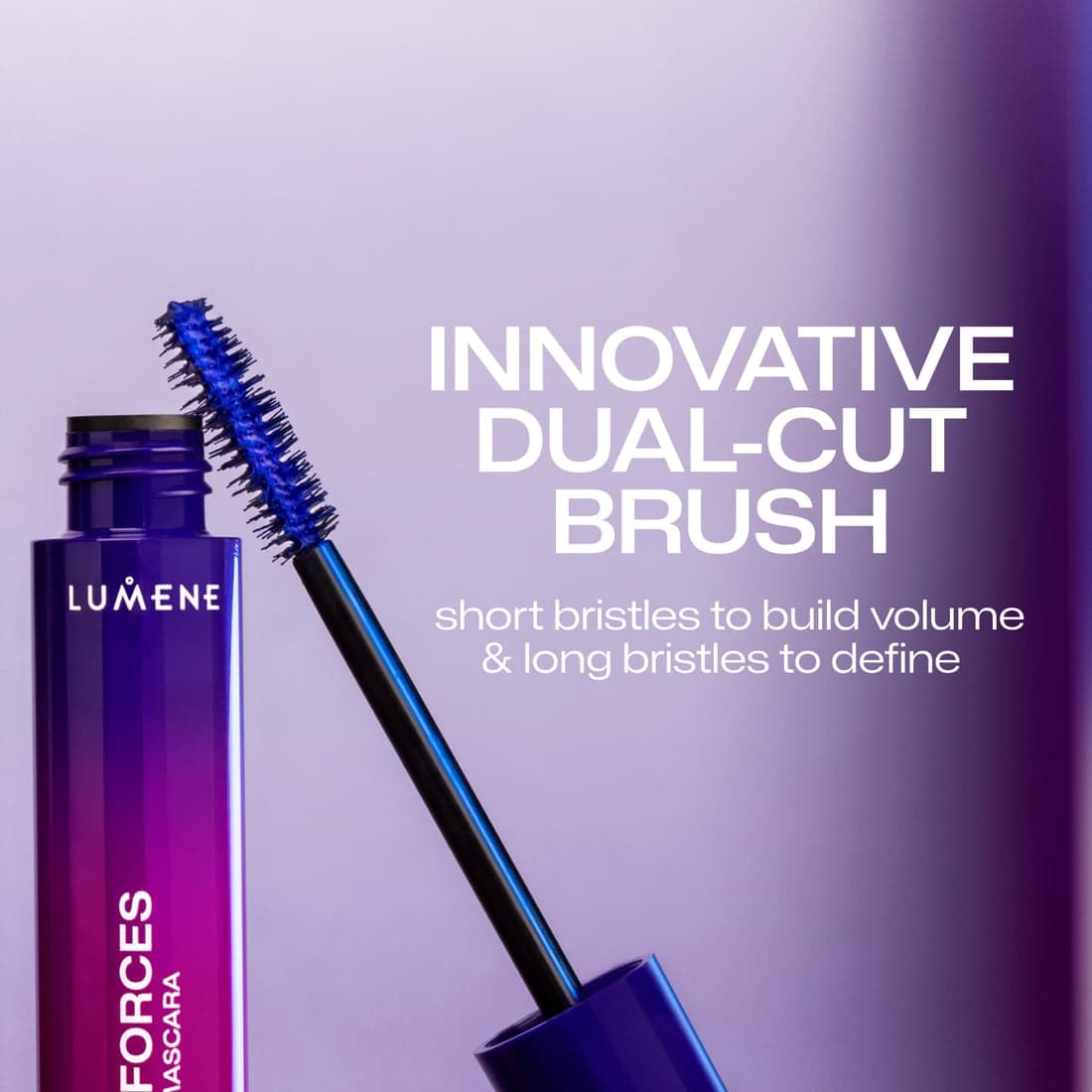 Lumene Wild Forces Volume Mascara Brown 14 ml - produktbild 4