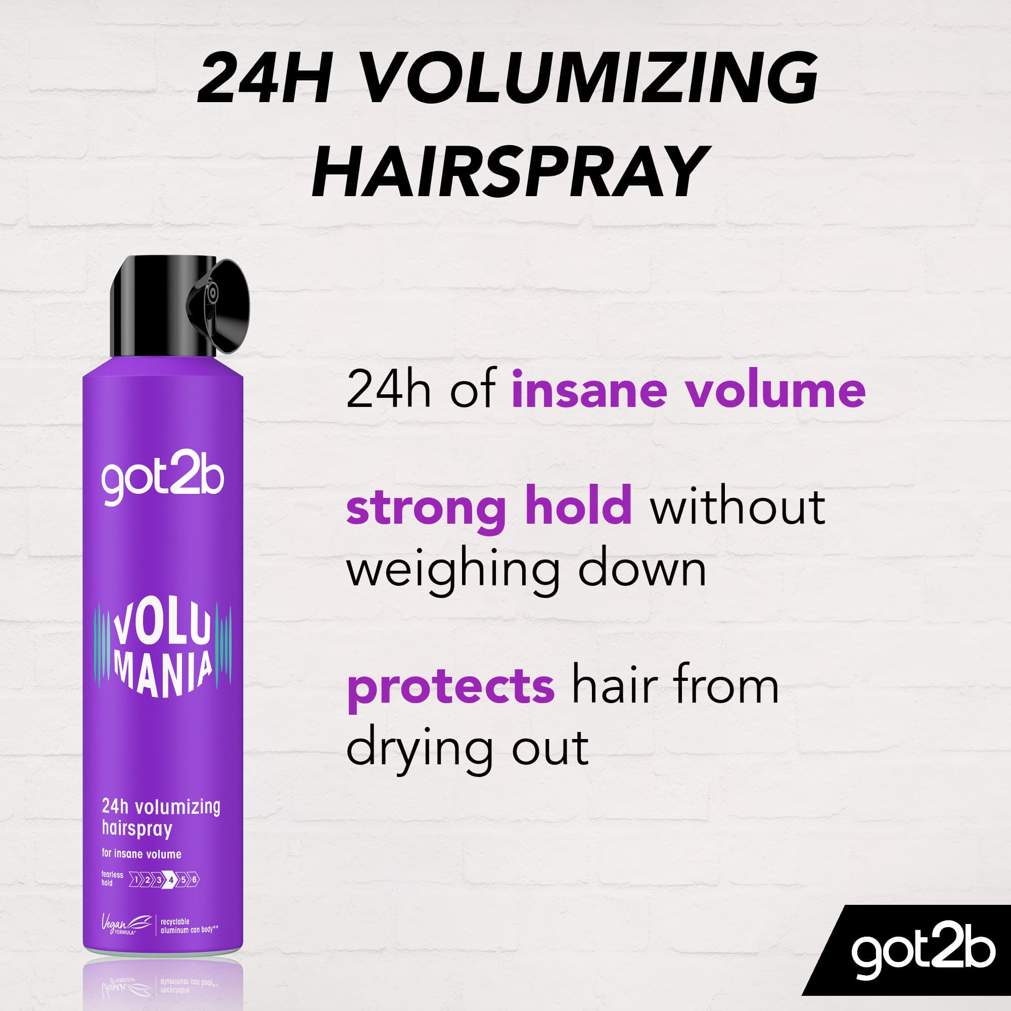 Got2b Volumania Hairspray 300 ml 2