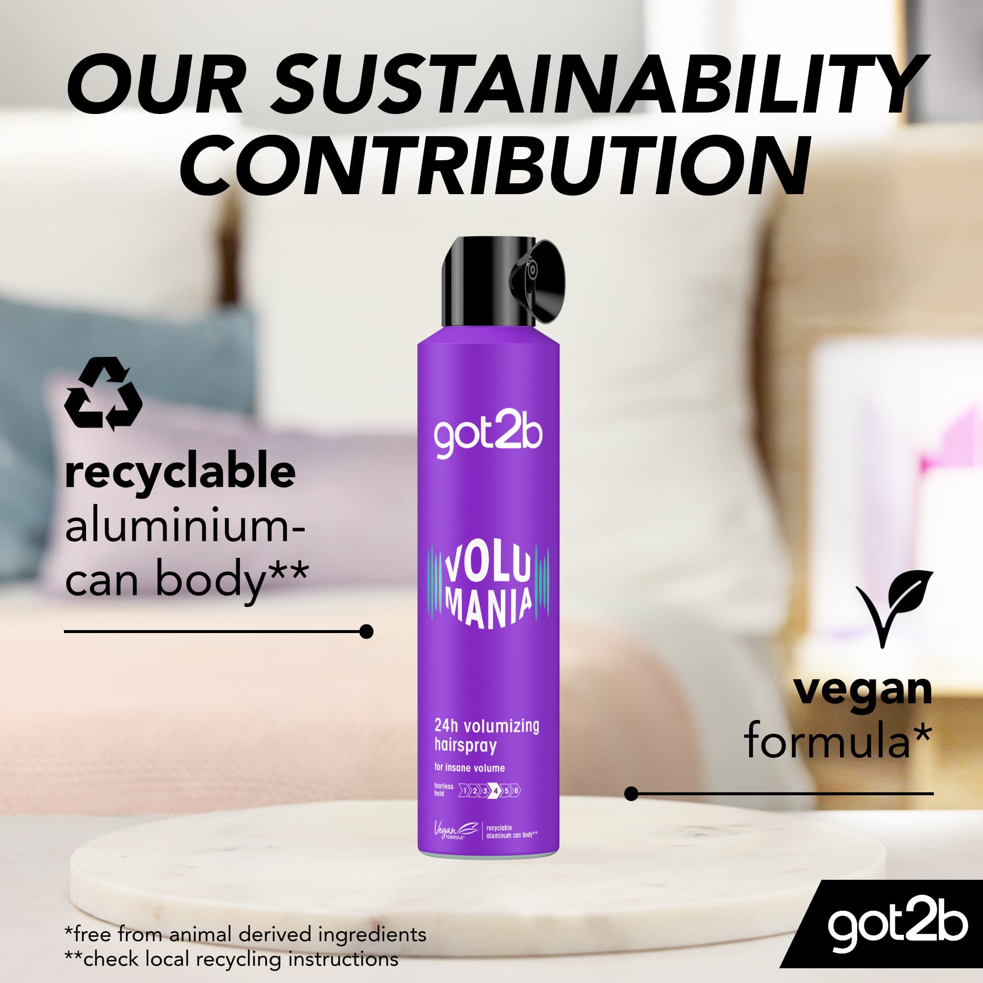 Got2b Volumania Hairspray 300 ml 5