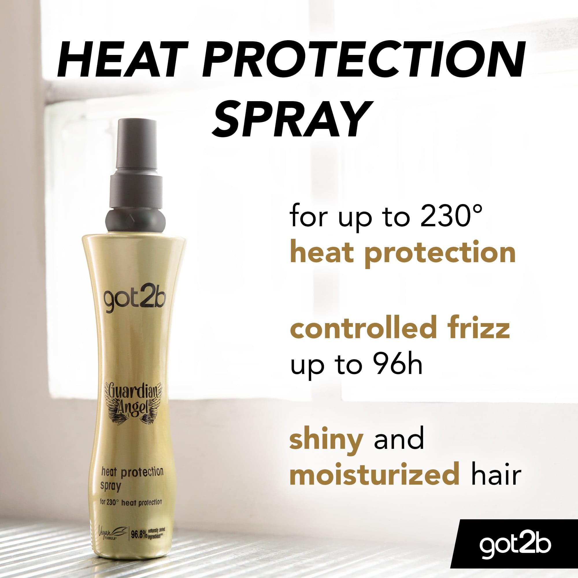 Schwarzkopf Got2b Guardian Angel Heat Pro Hårspray 200 ml 2
