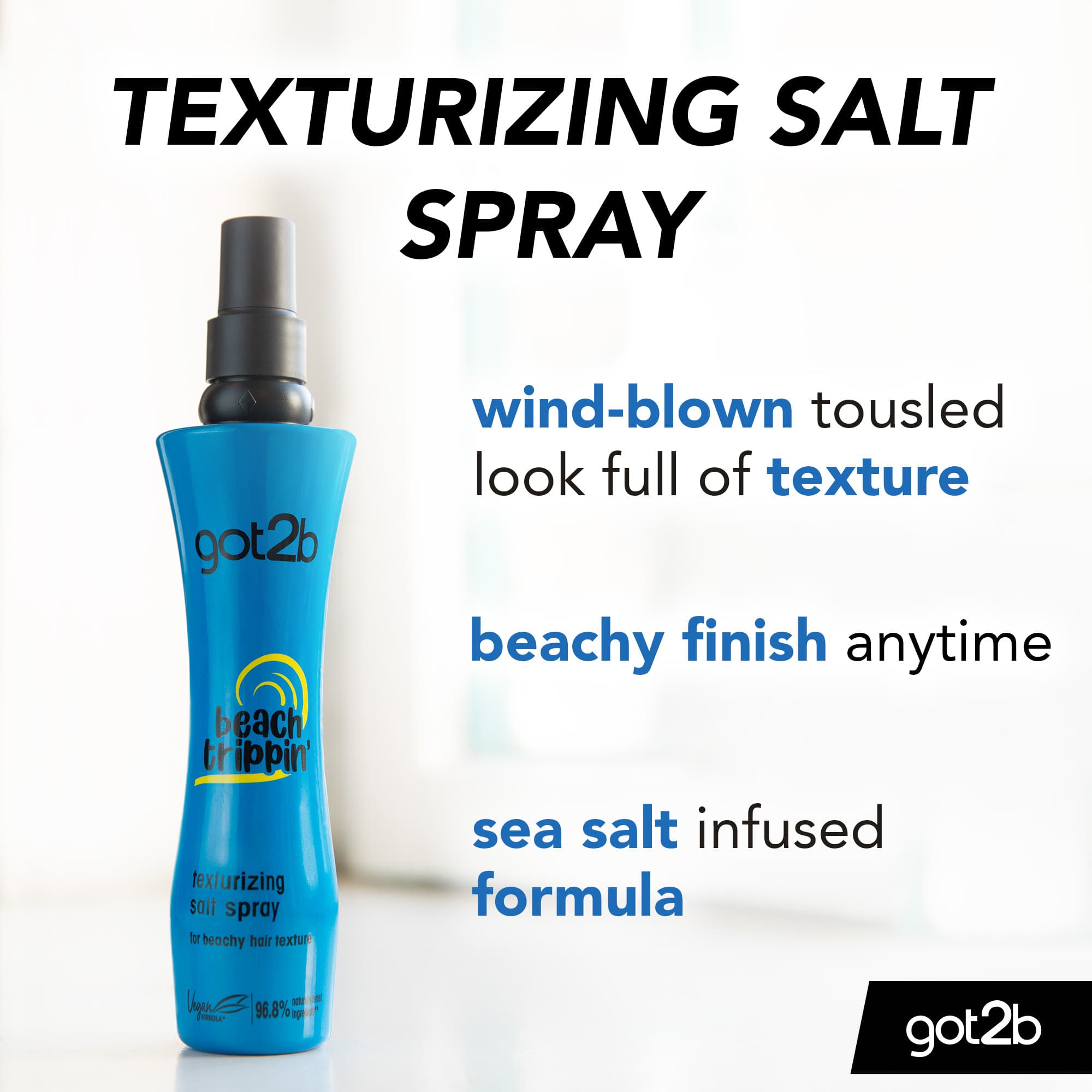Schwarzkopf Got2b Beach Saltspray 200 ml - produktbild 2