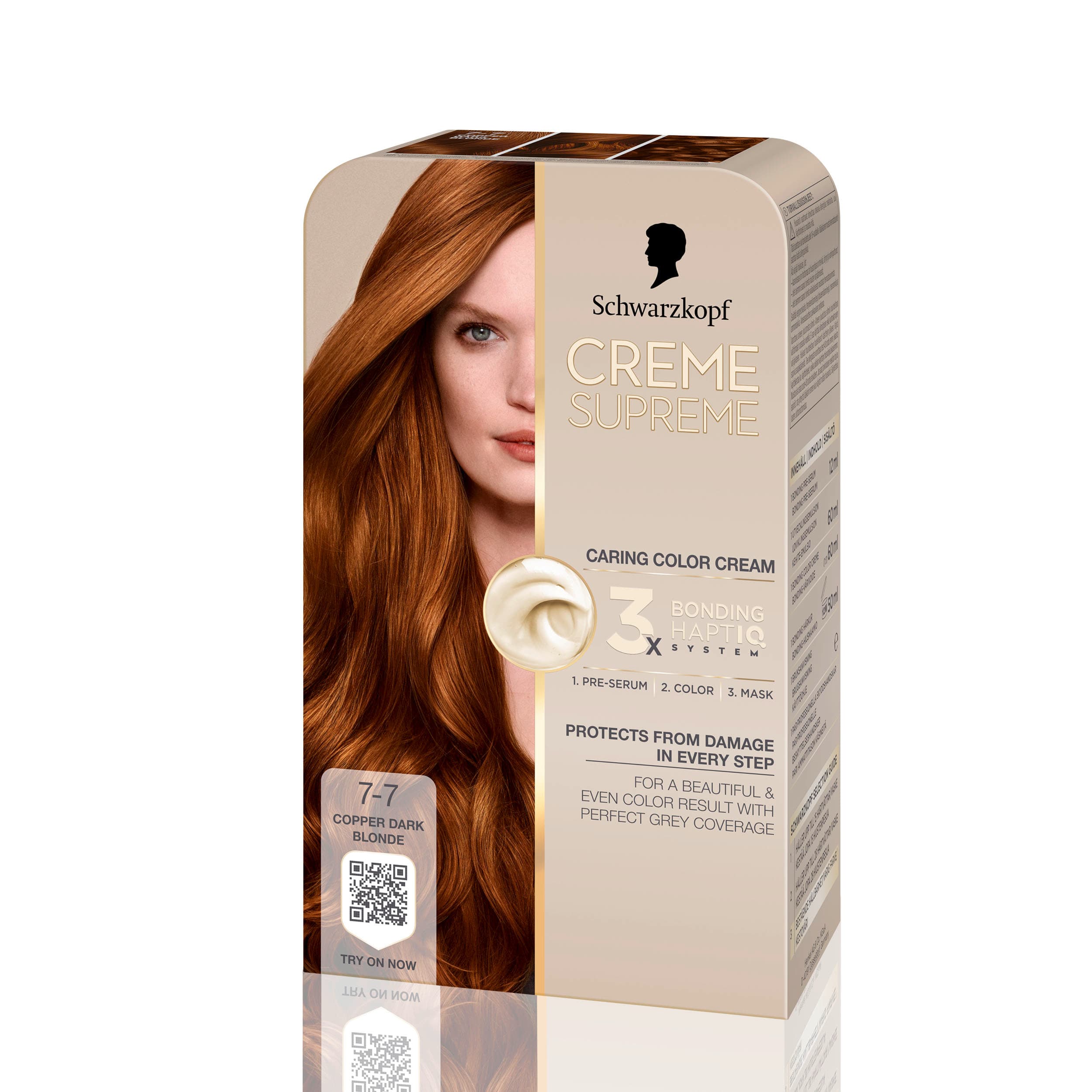 Schwarzkopf Creme Supreme 7-7 Copper Dark Blonde