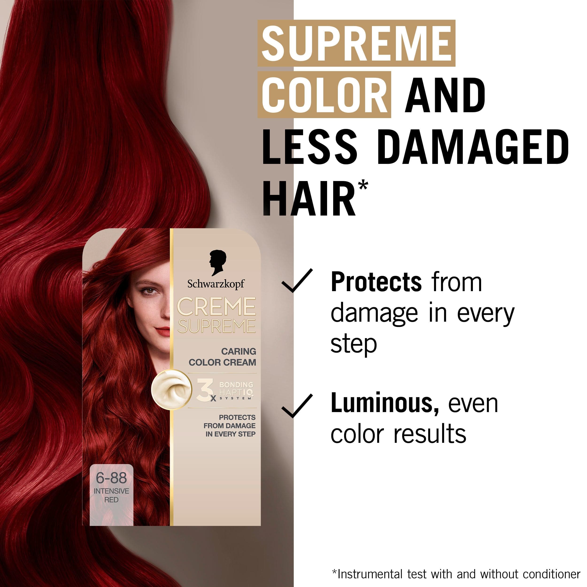 Schwarzkopf Creme Supreme 6-88 Intensive Red - produktbild 3