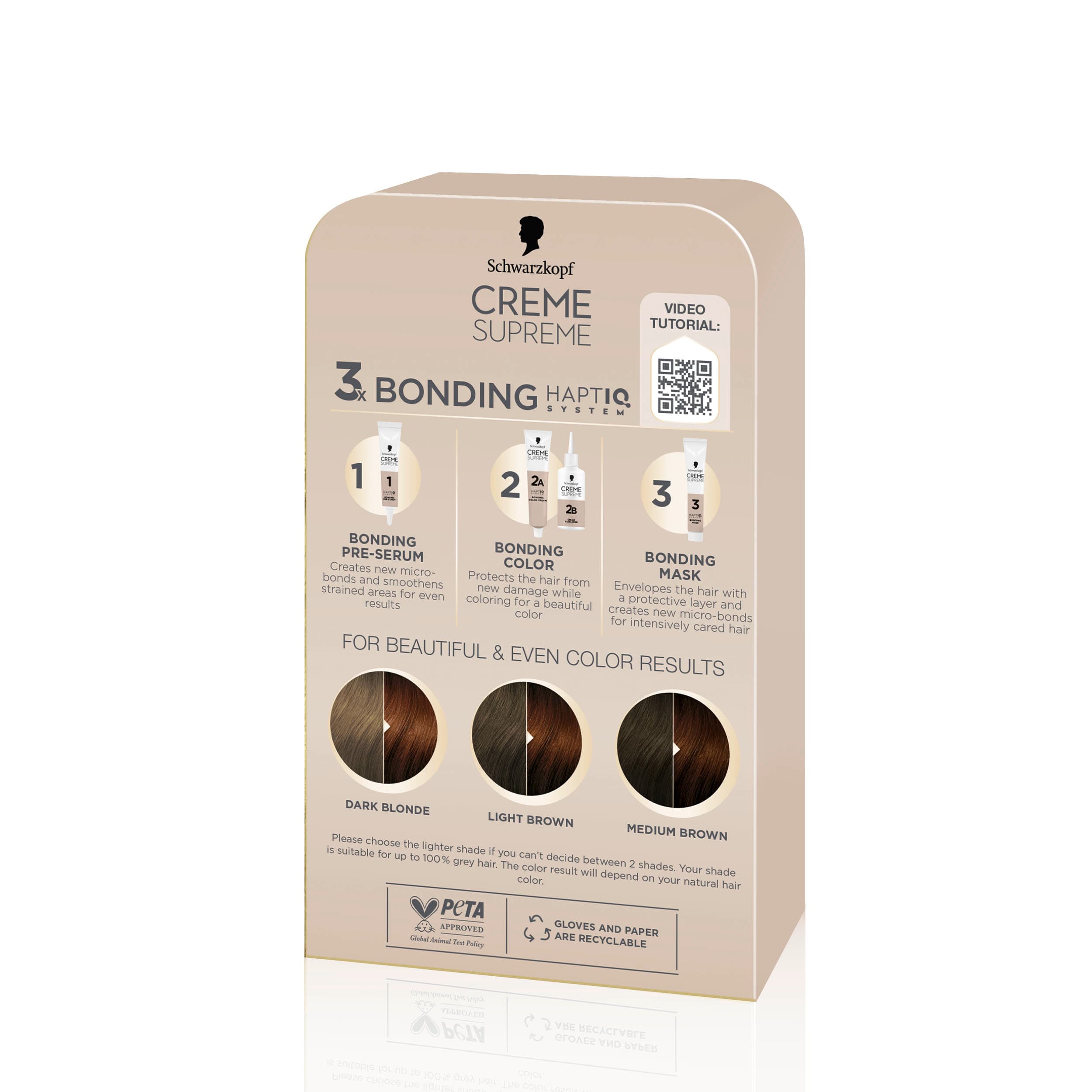 Schwarzkopf Creme Supreme 6-68 Light Caramel Brown 2