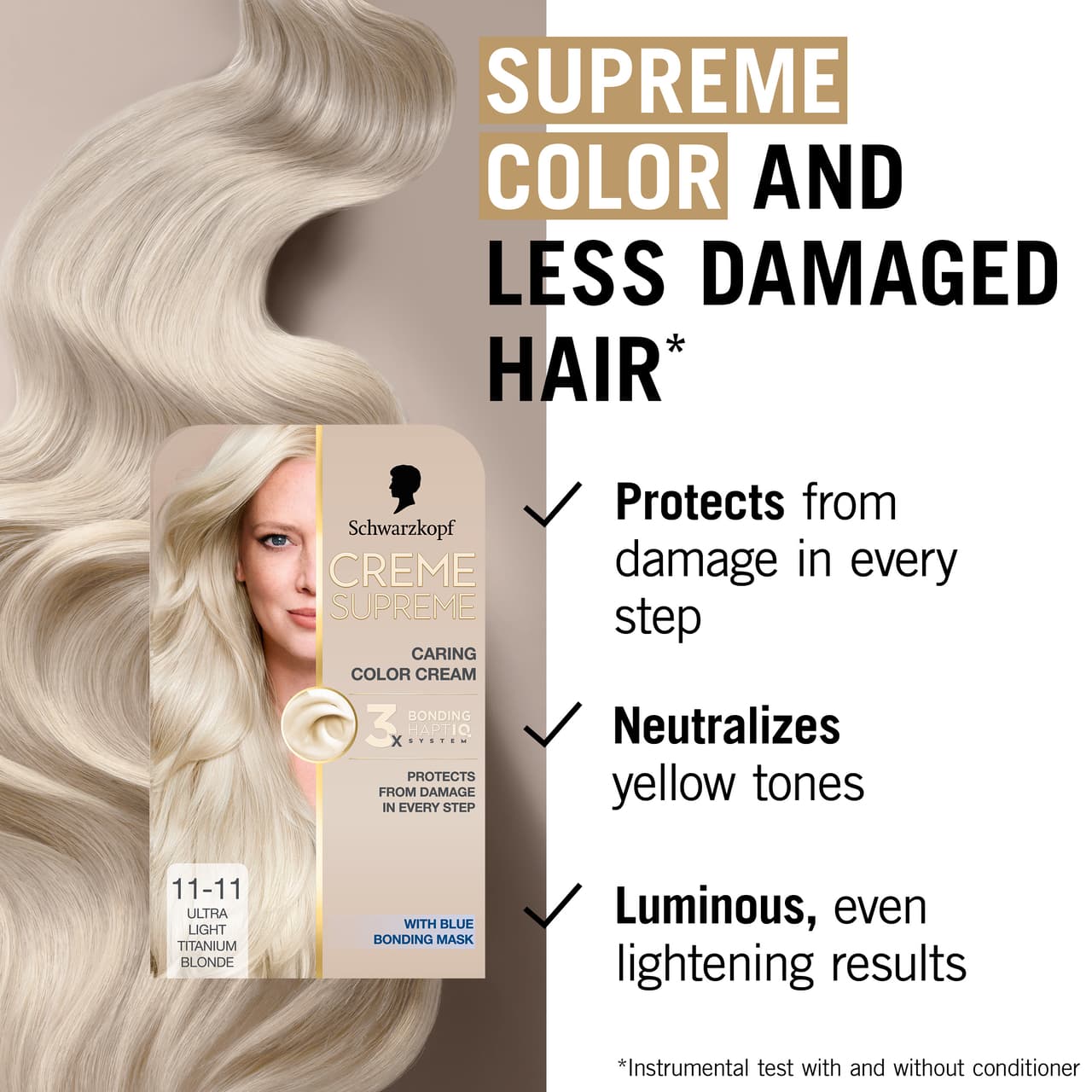Schwarzkopf Creme Supreme 11-11 Ultra Light Titanium Blonde 3