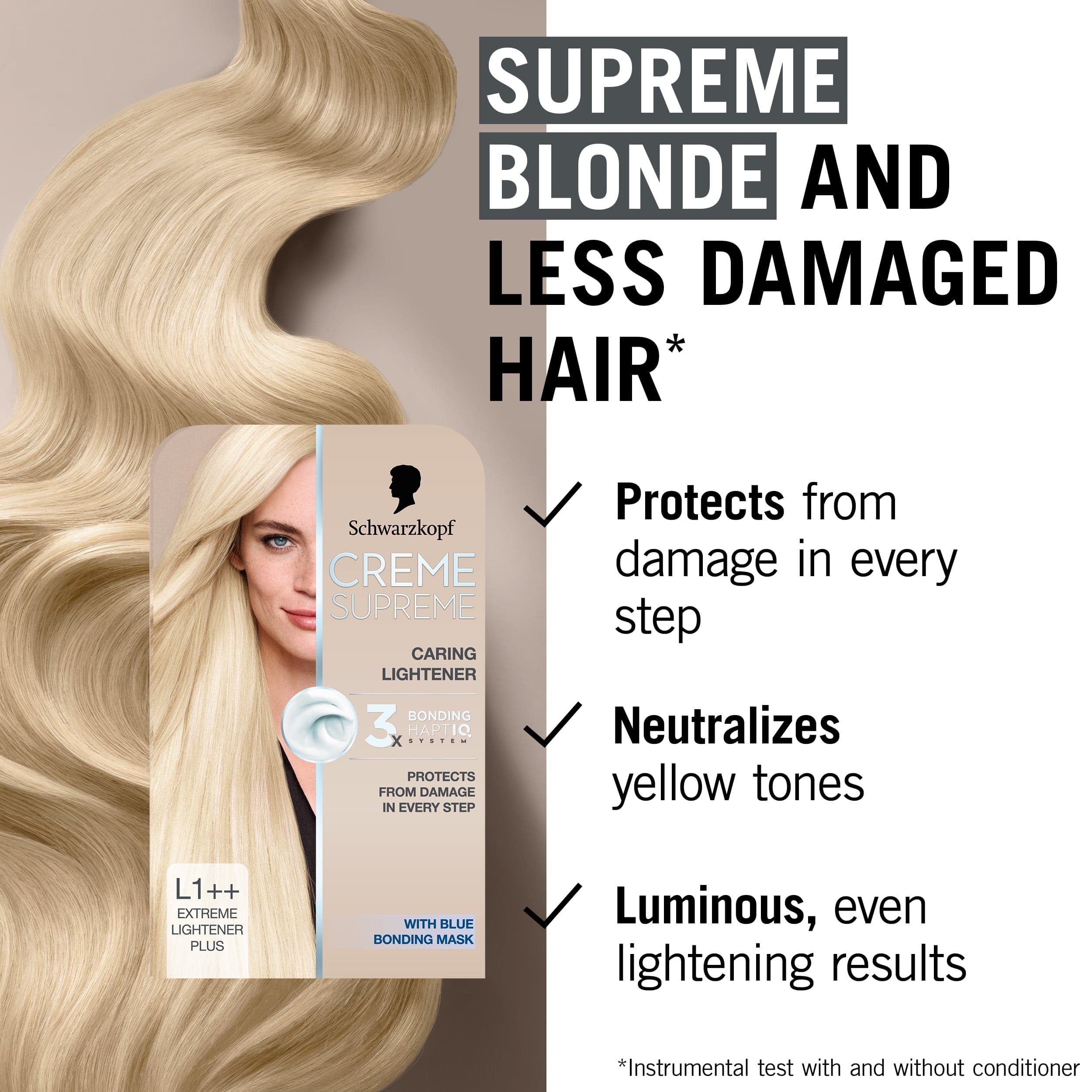 Schwarzkopf Creme Supreme L1++ Extreme Lightener Plus - produktbild 3