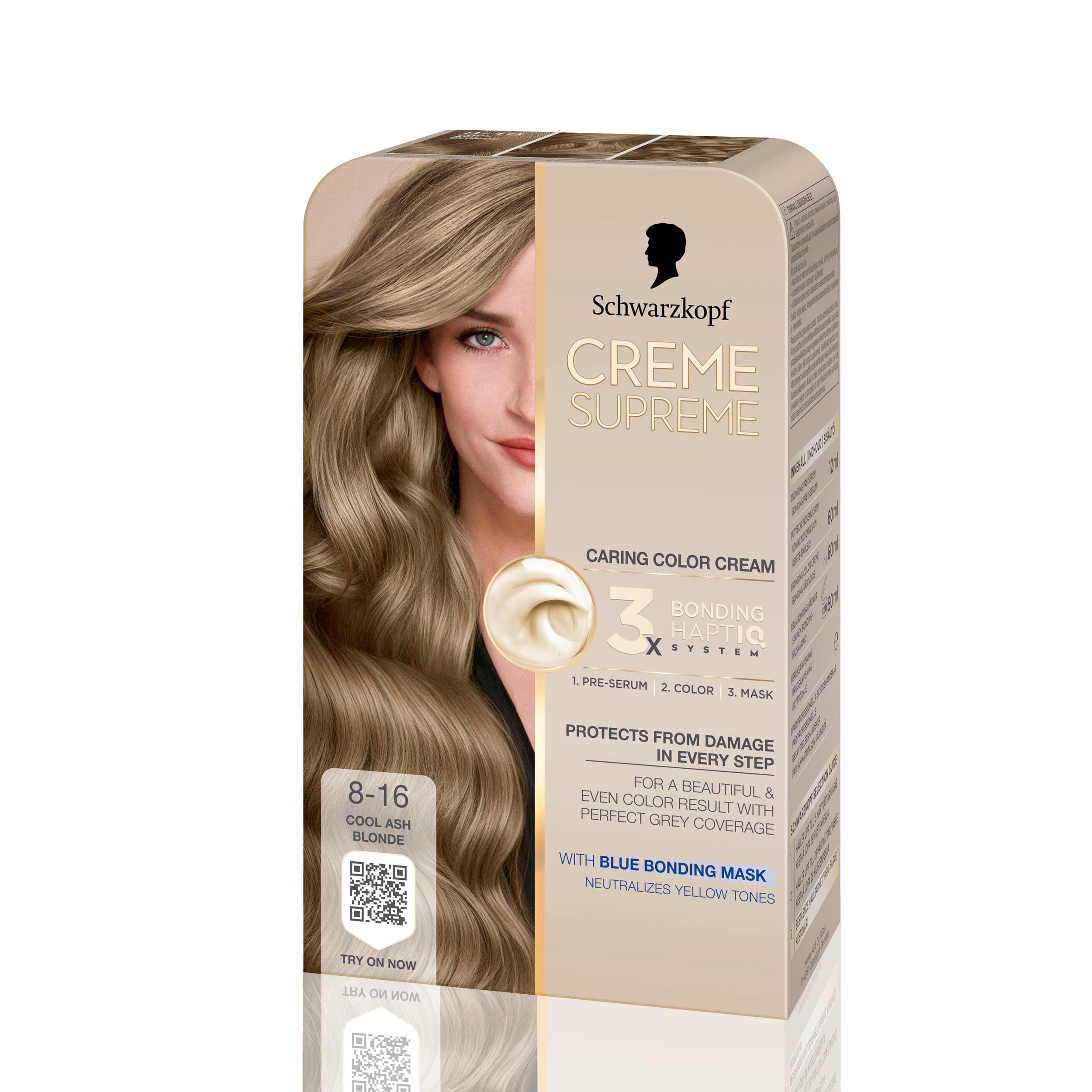Schwarzkopf Creme Supreme 8-16 Cool Ash Blonde