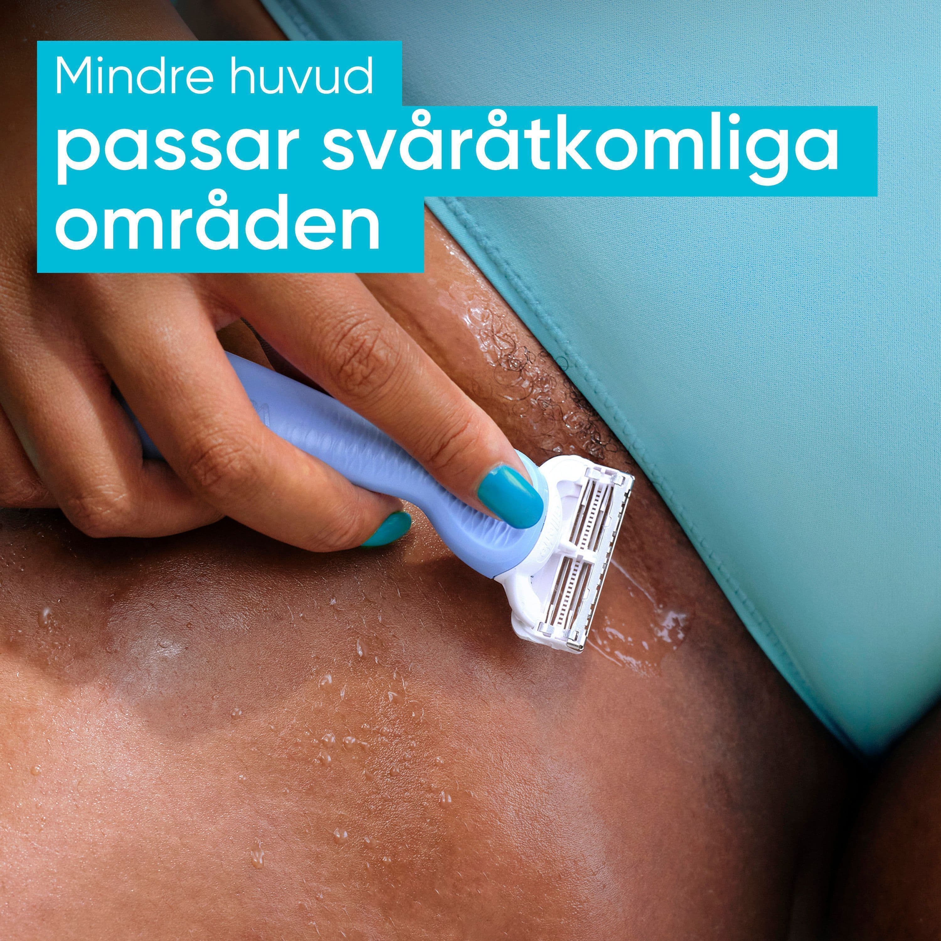 Gillette Venus Duopack Rakhyvel för Intimområdet + ComfortGlide 2 rakblad 4