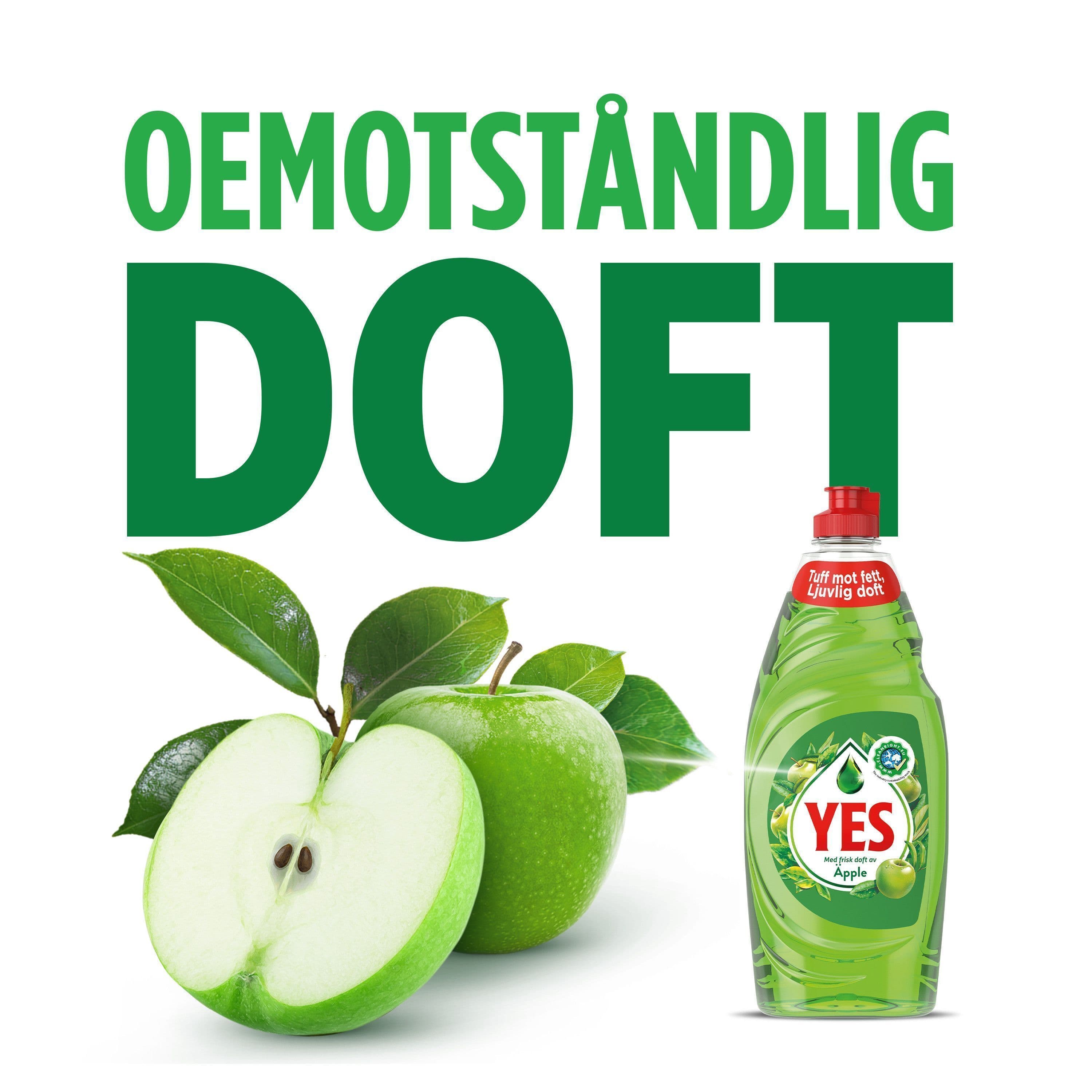 YES Clean & Fresh Diskmedel Apple 520 ml 4
