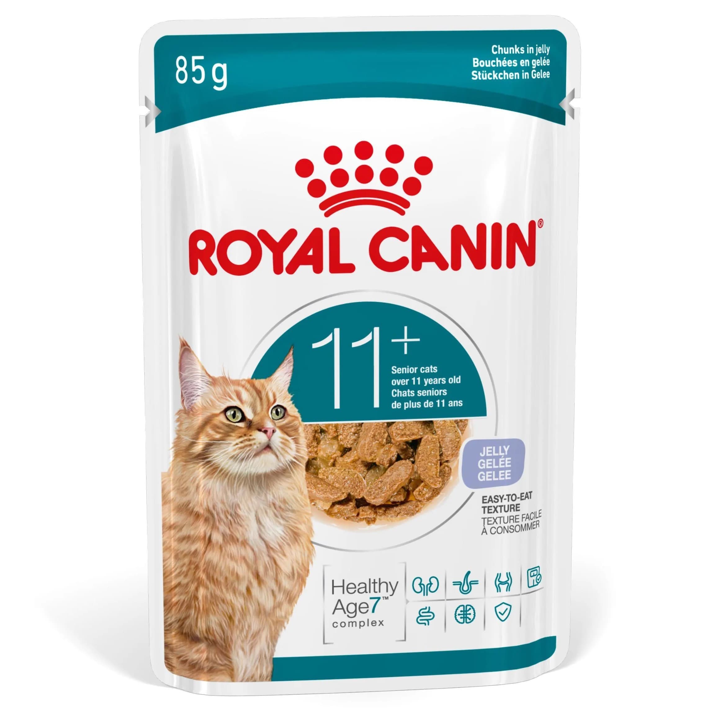 Royal Canin Ageing 11+ Bitar i Gelé Våtfoder för Katt 1,02 kg 2