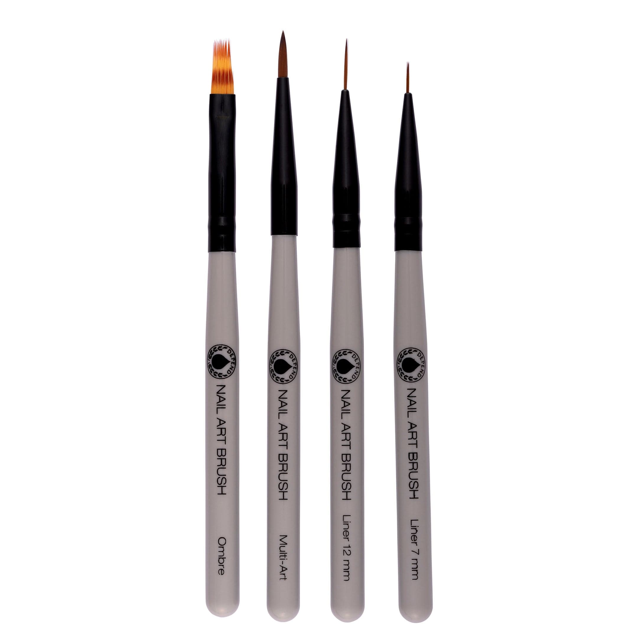 Depend Nail Art Brush Kit 4 st - produktbild 2
