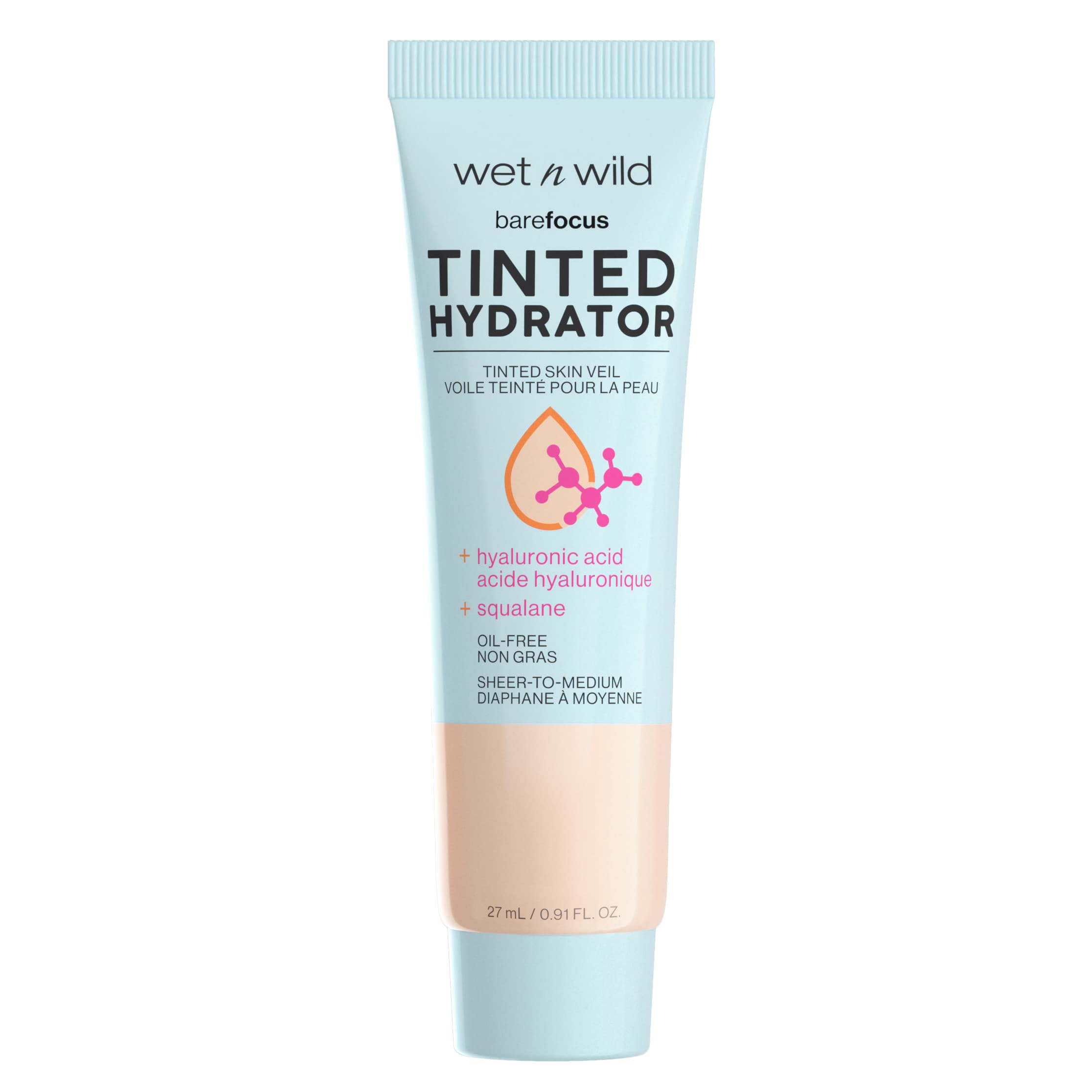 Wet n Wild Bare Focus Tinted Hydrator Light Medium 27 ml - produktbild 2
