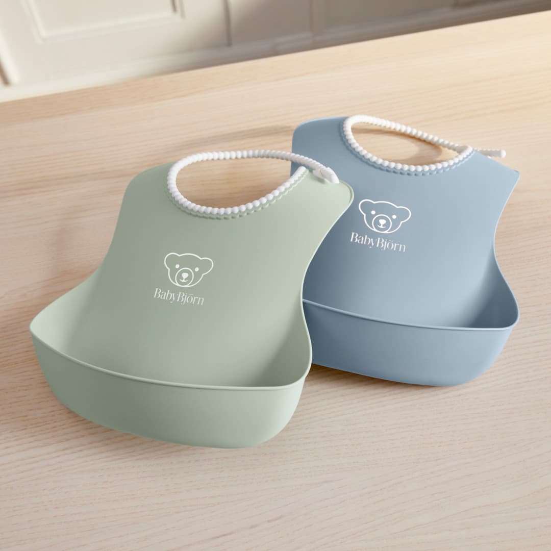 BabyBjörn Haklapp Grön/Blå 2-pack 4