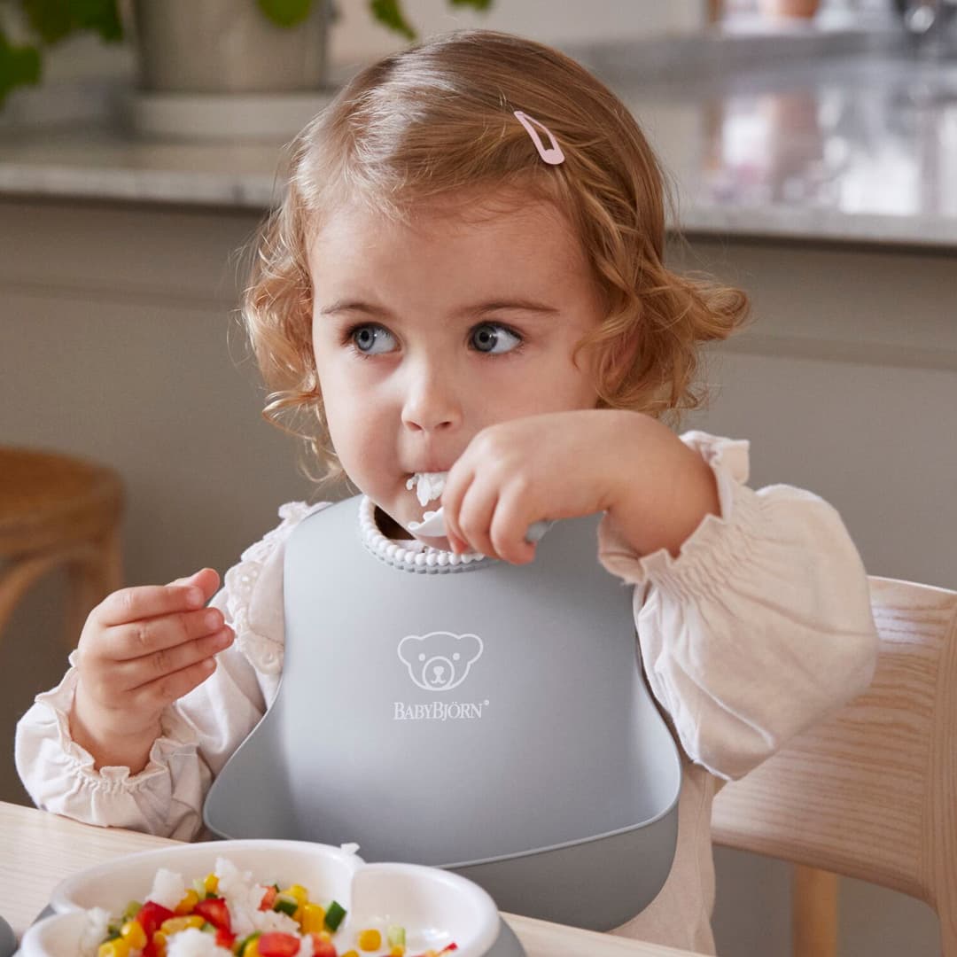 BabyBjörn Haklapp Grå/Rosa 2-pack 3