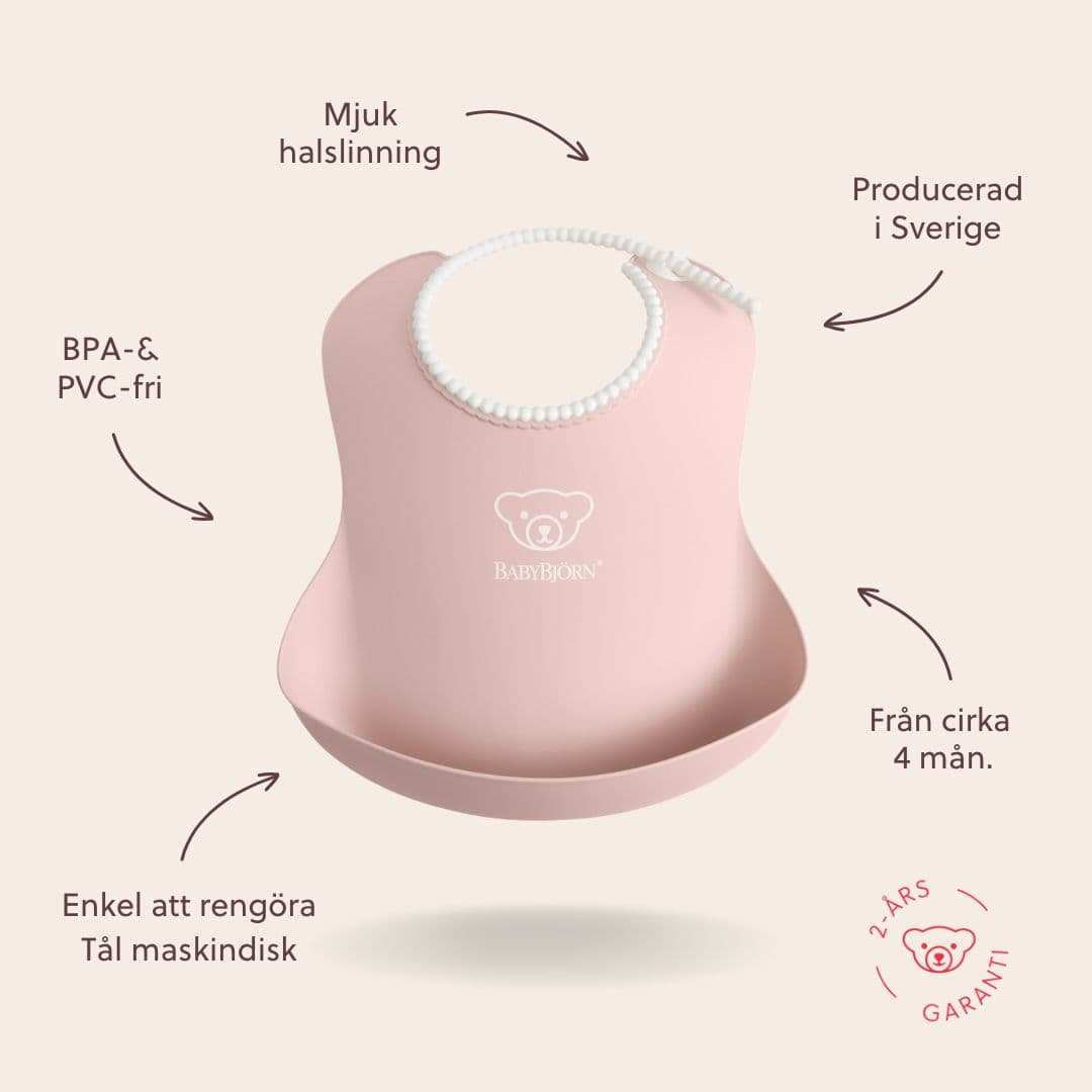 BabyBjörn Haklapp Blekrosa - produktbild 3