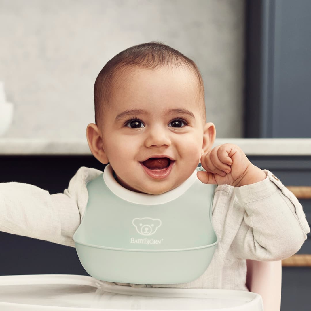 BabyBjörn Liten Haklapp Grön/Rosa 2-pack 3