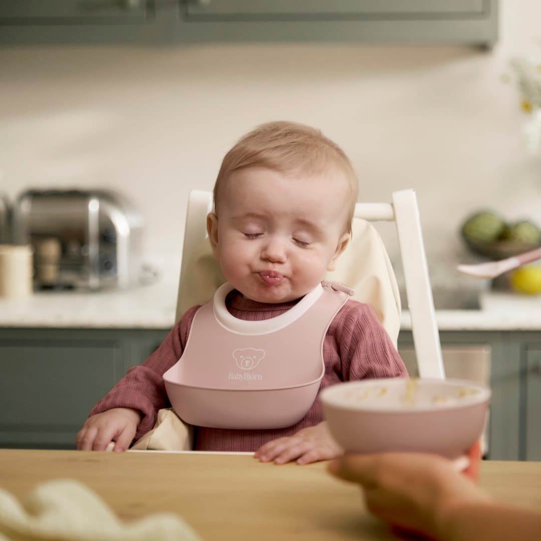 BabyBjörn Liten Haklapp Grön/Rosa 2-pack 4