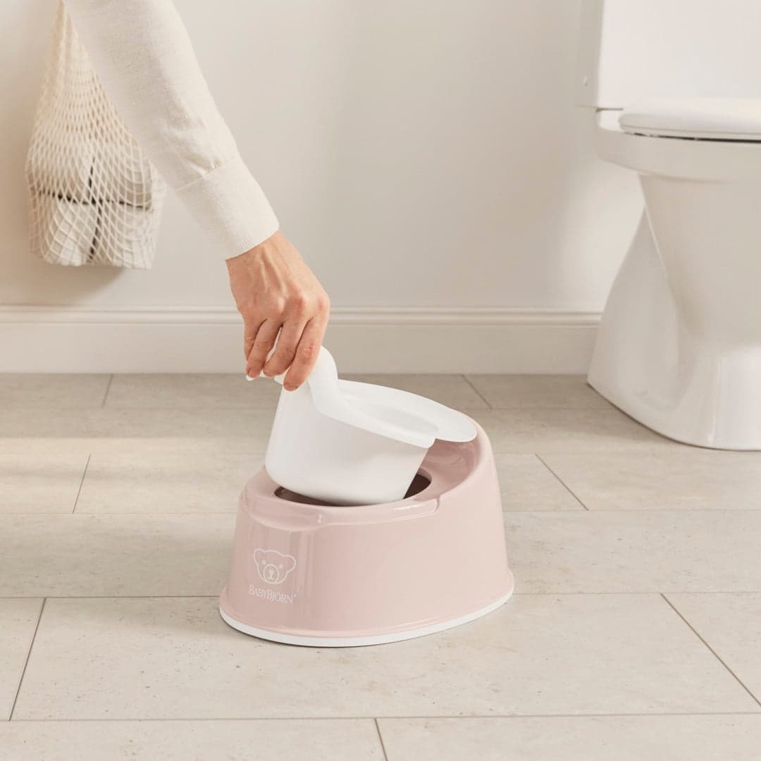 BabyBjörn Smart Potta Puderrosa/Vit 5