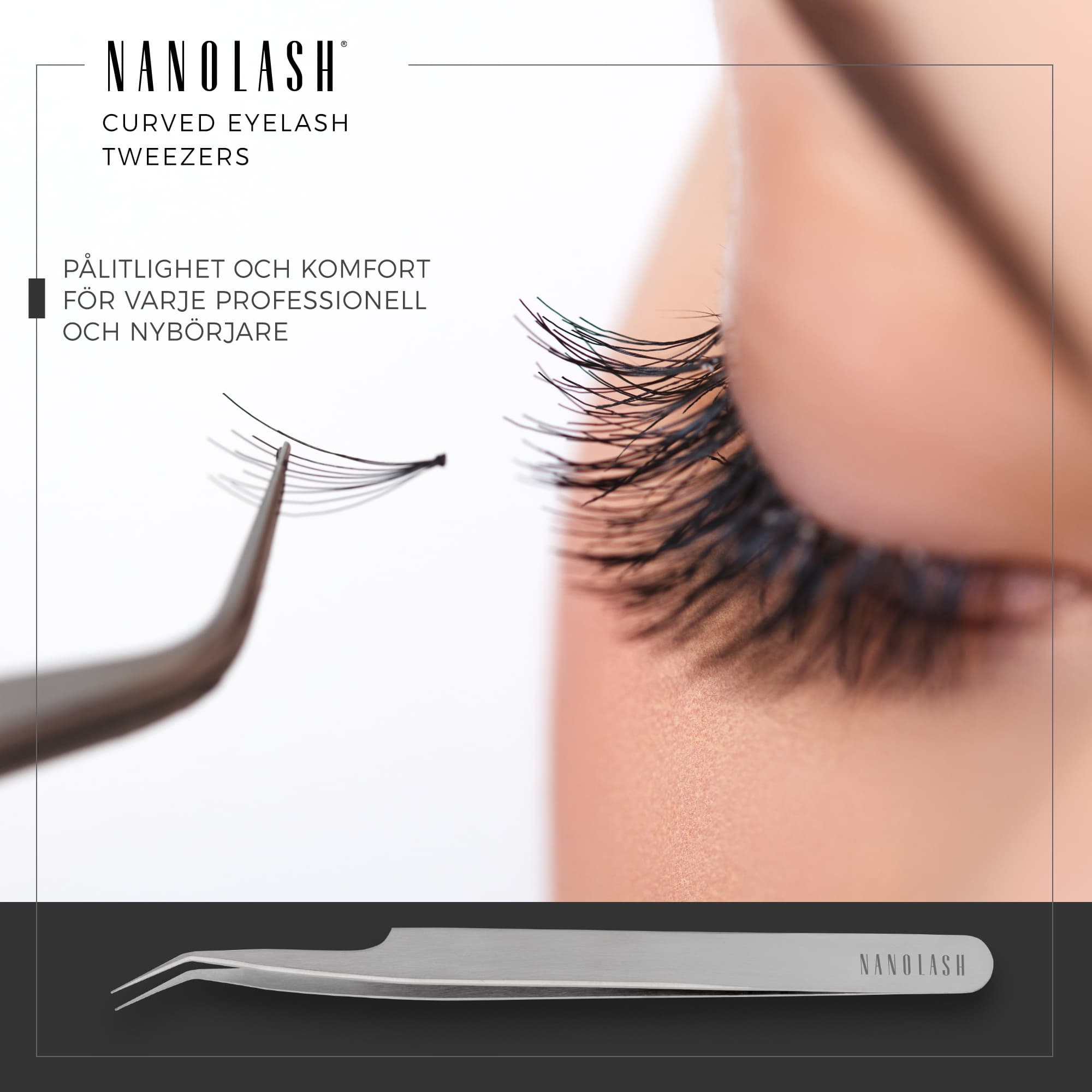Nanolash Eyelash Tweezer Curved 2