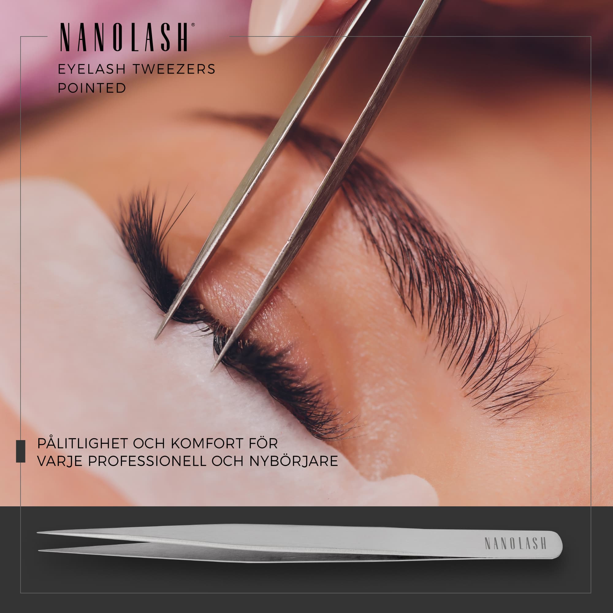 Nanolash Eyelash Tweezer Pointed 2