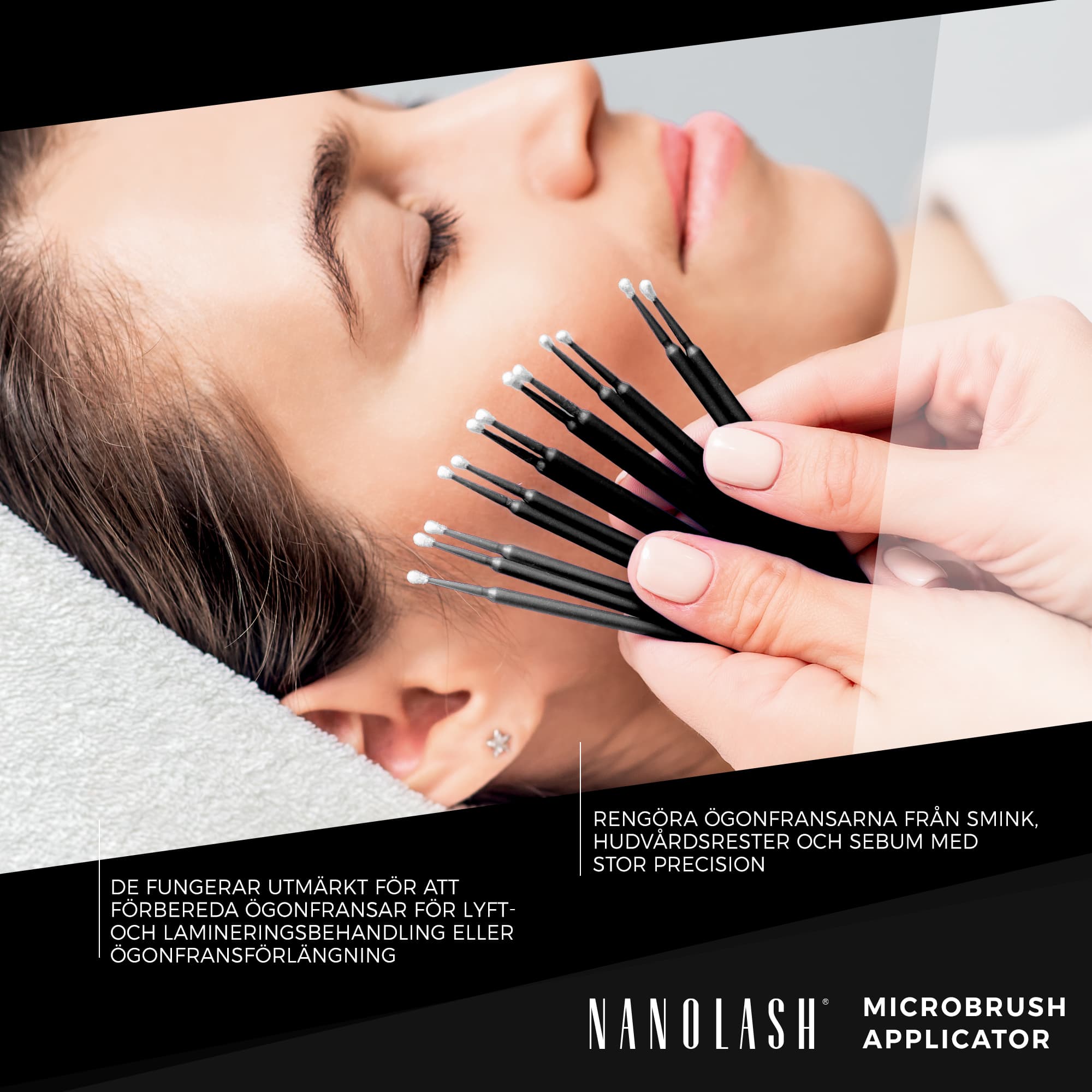 Nanolash Microbrush Applicators 2,0 mm 100 st 2