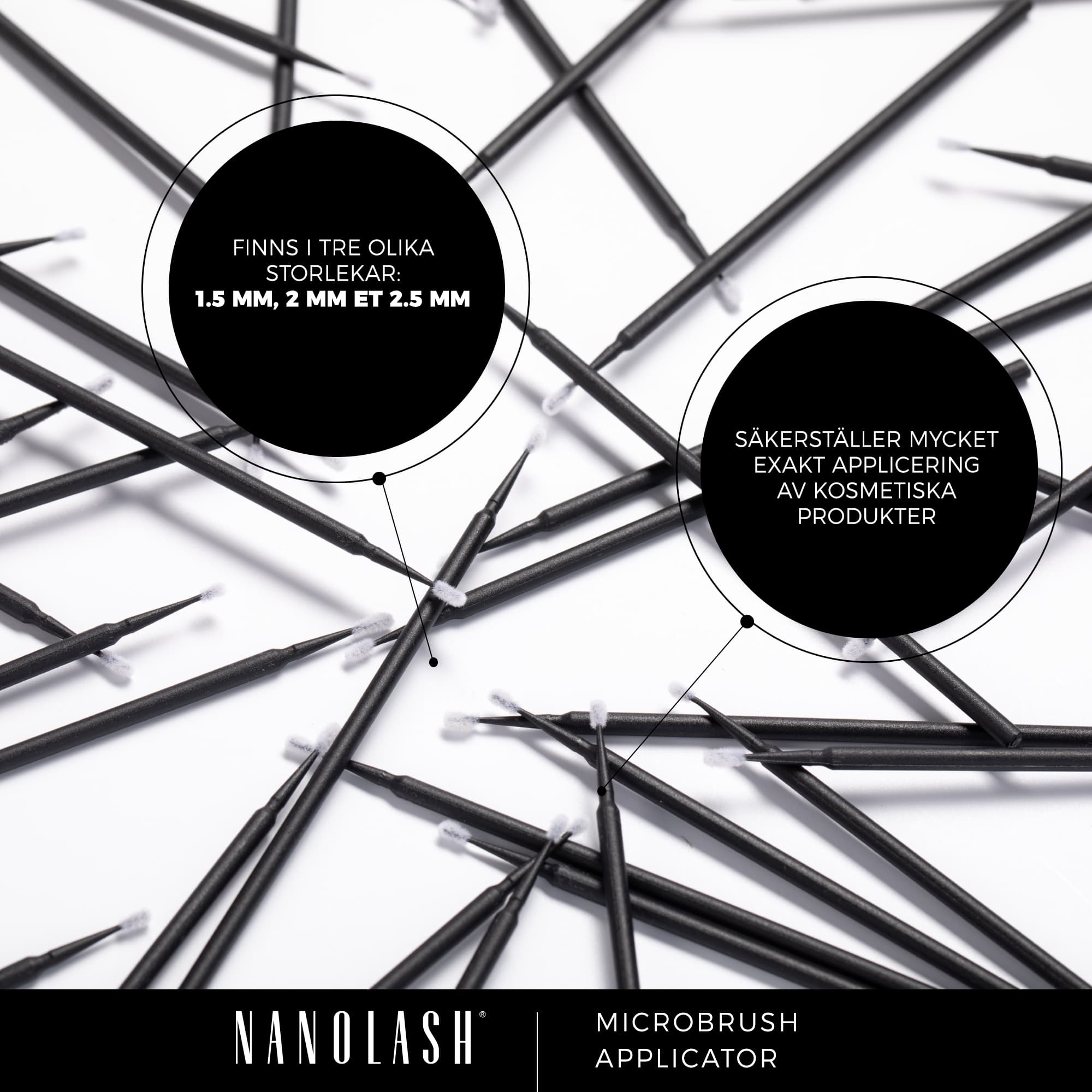 Nanolash Microbrush Applicators 2,0 mm 100 st 3
