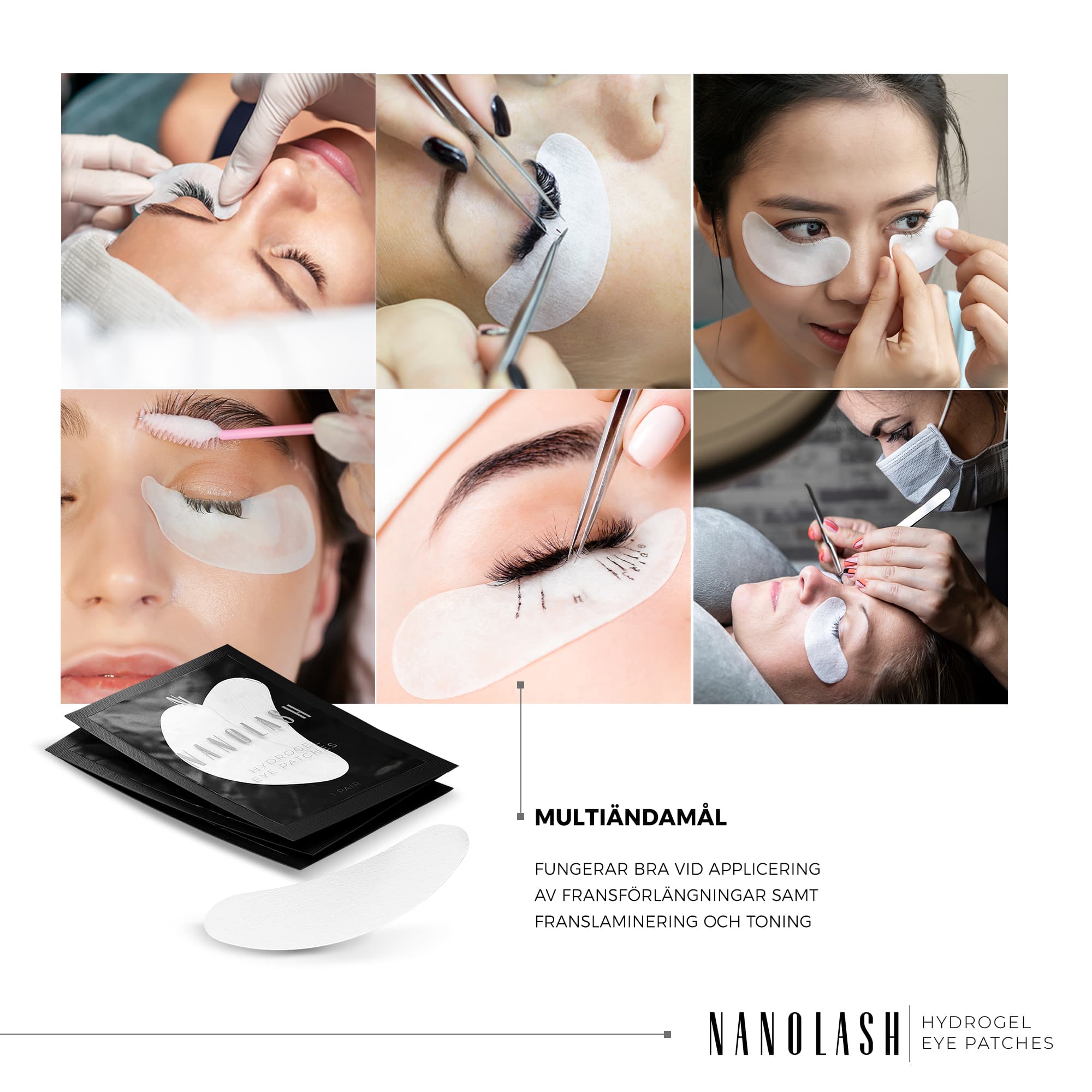 Nanolash Hydrogel Eye Patches 100 st 5