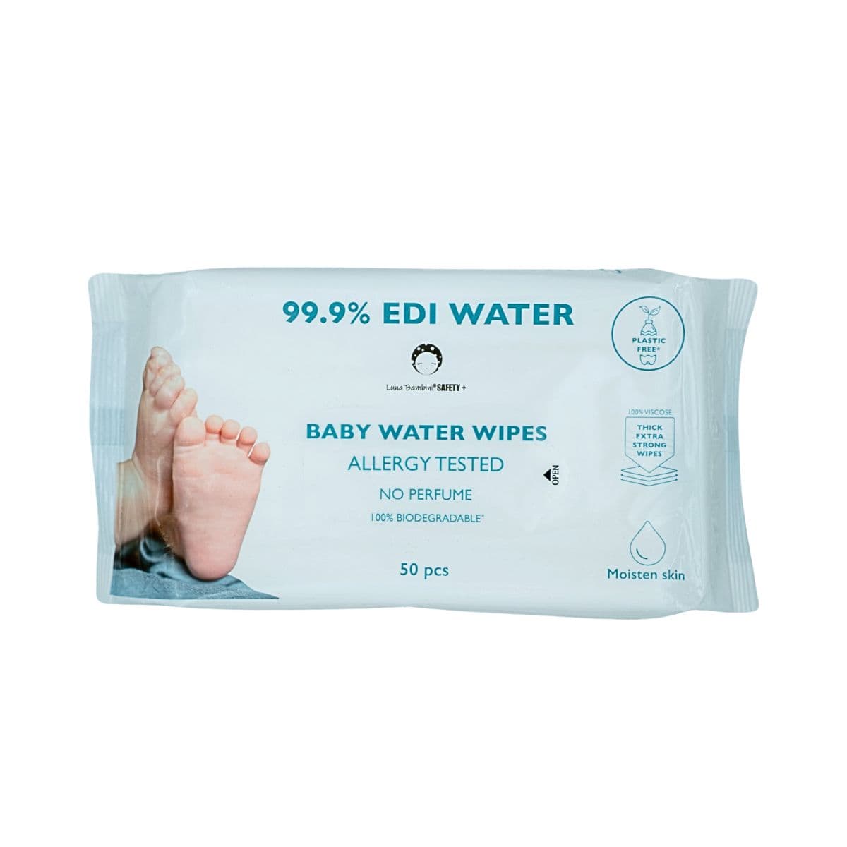 Luna Bambini Aqua Waterwipes 4 x 50 st 3