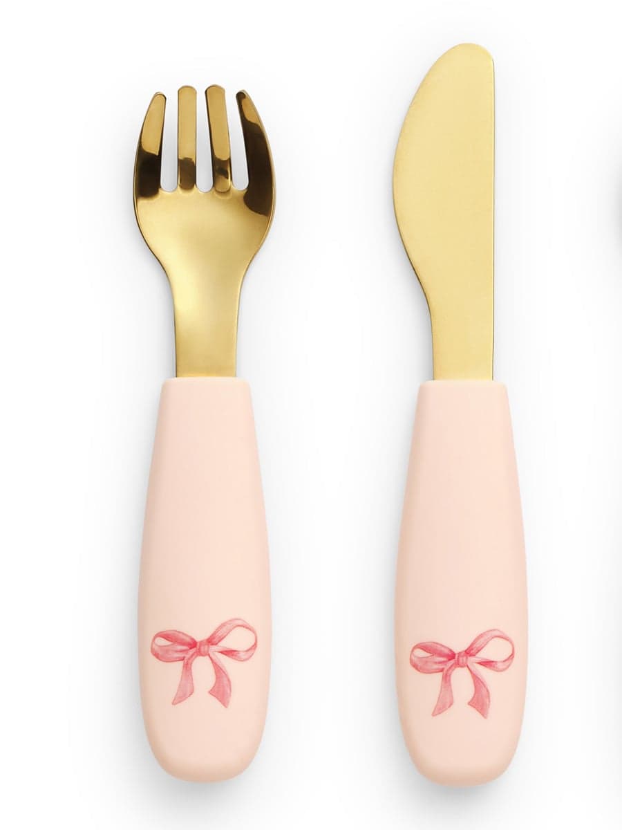 Elodie Silikontallriks Set Rosy Bow - produktbild 2
