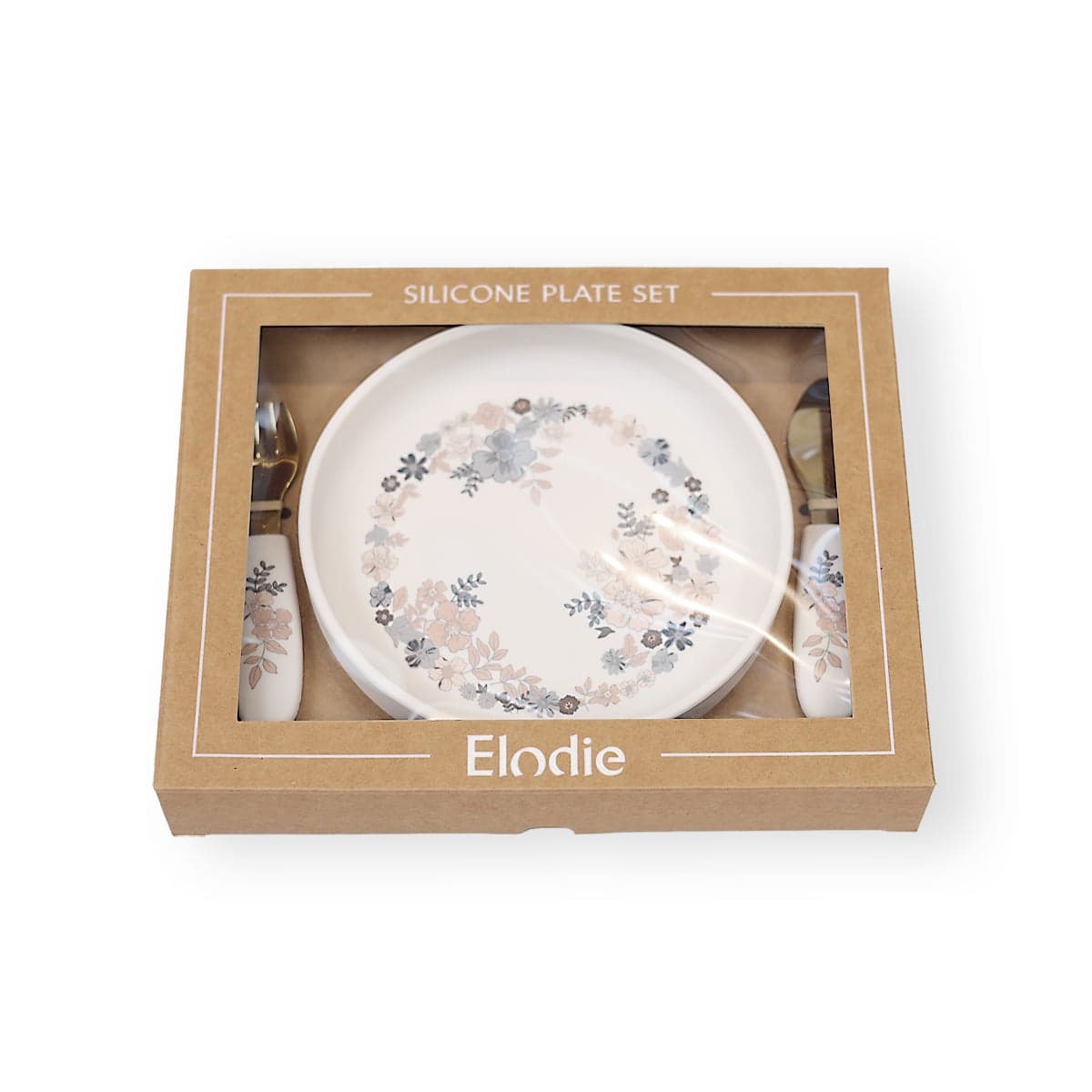 Elodie Silikontallriks Set Blue Garden Lt Placement - produktbild 2