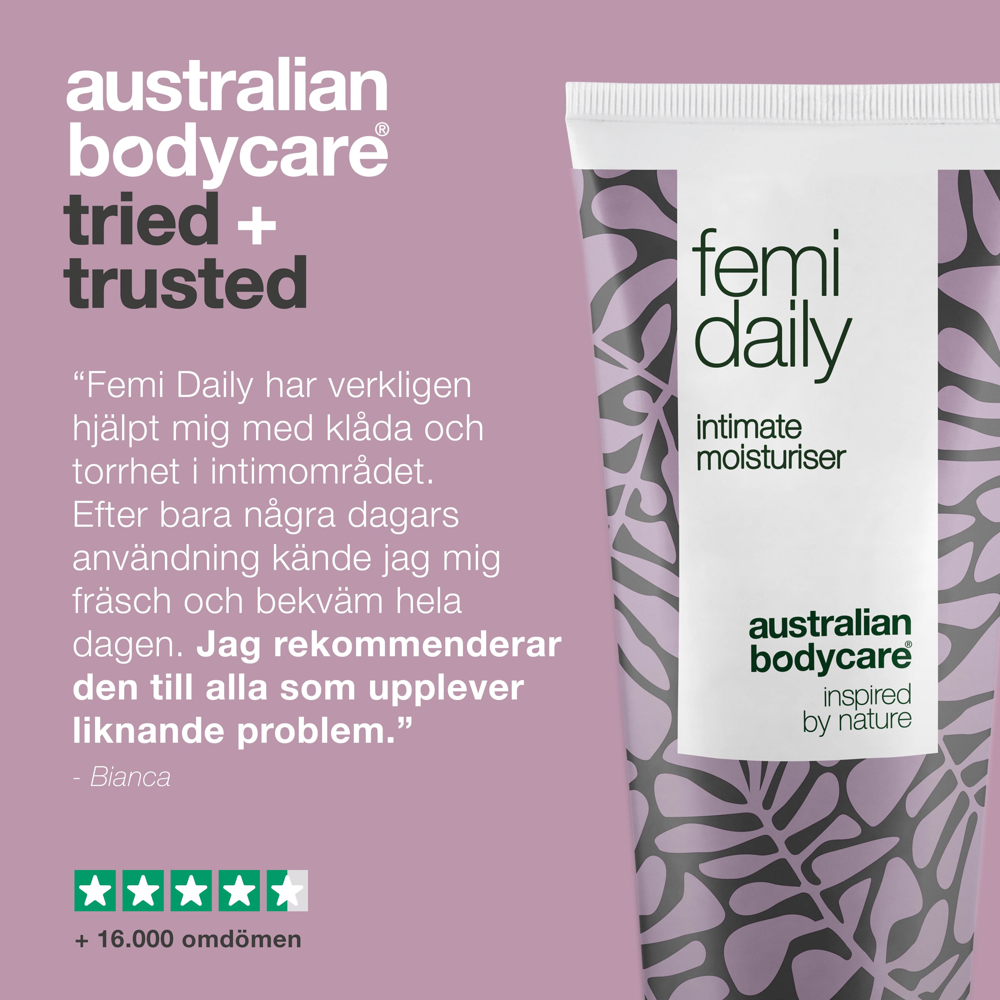 Australian Bodycare Femi Daily 100 ml 5