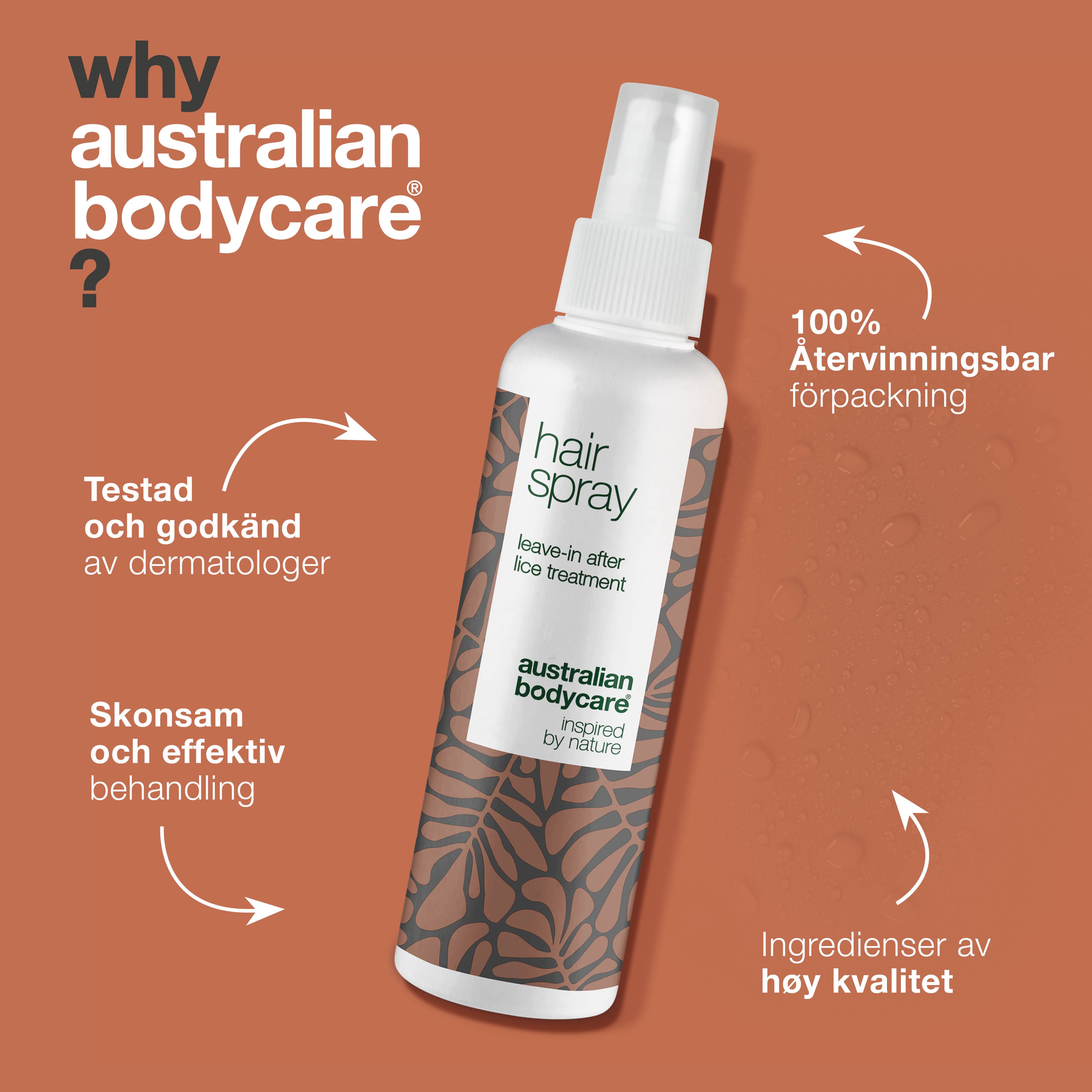 Australian Bodycare Hair Spray Lusbehandling 150 ml - produktbild 4