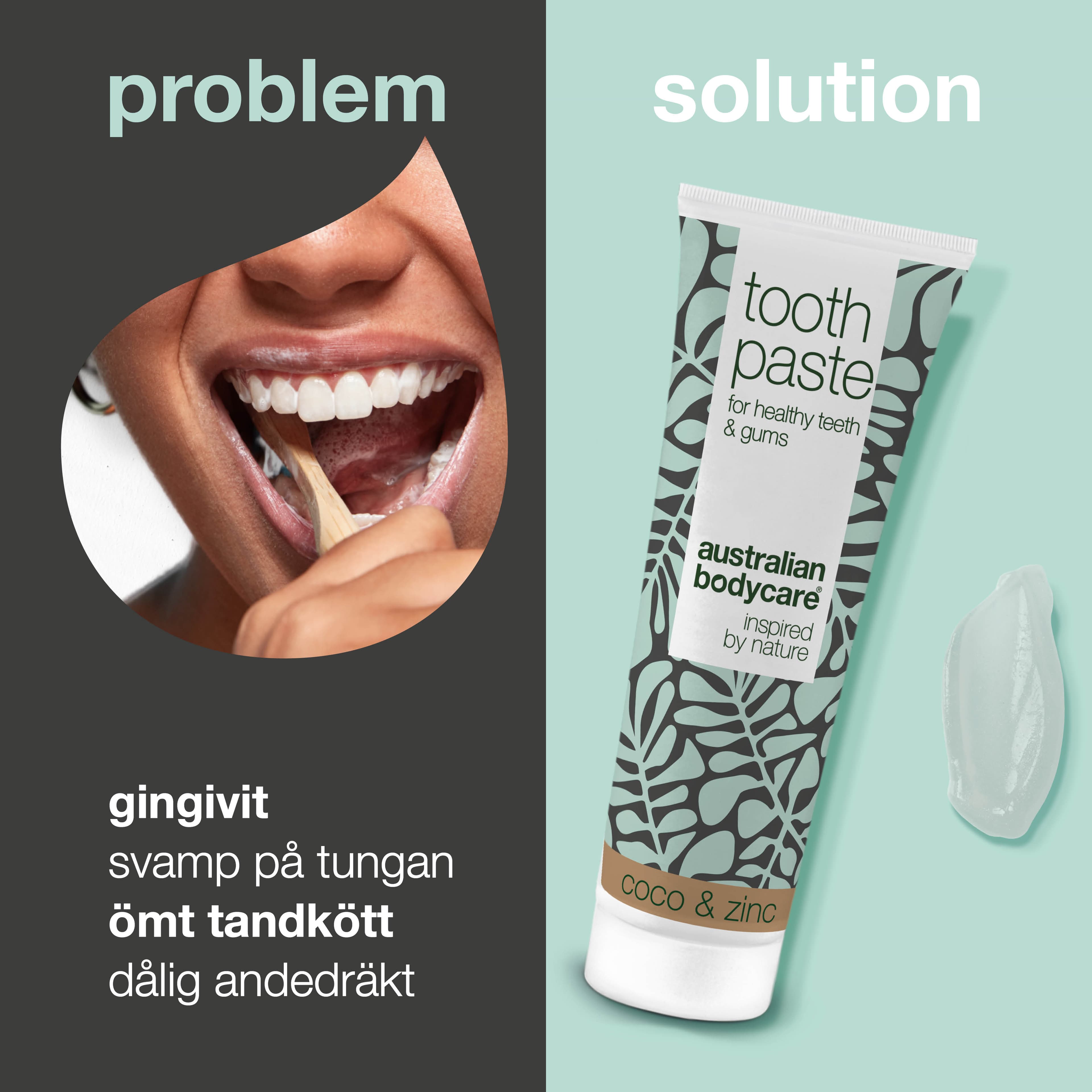 Australian Bodycare Toothpaste Coco & Zinc 75 ml - produktbild 2