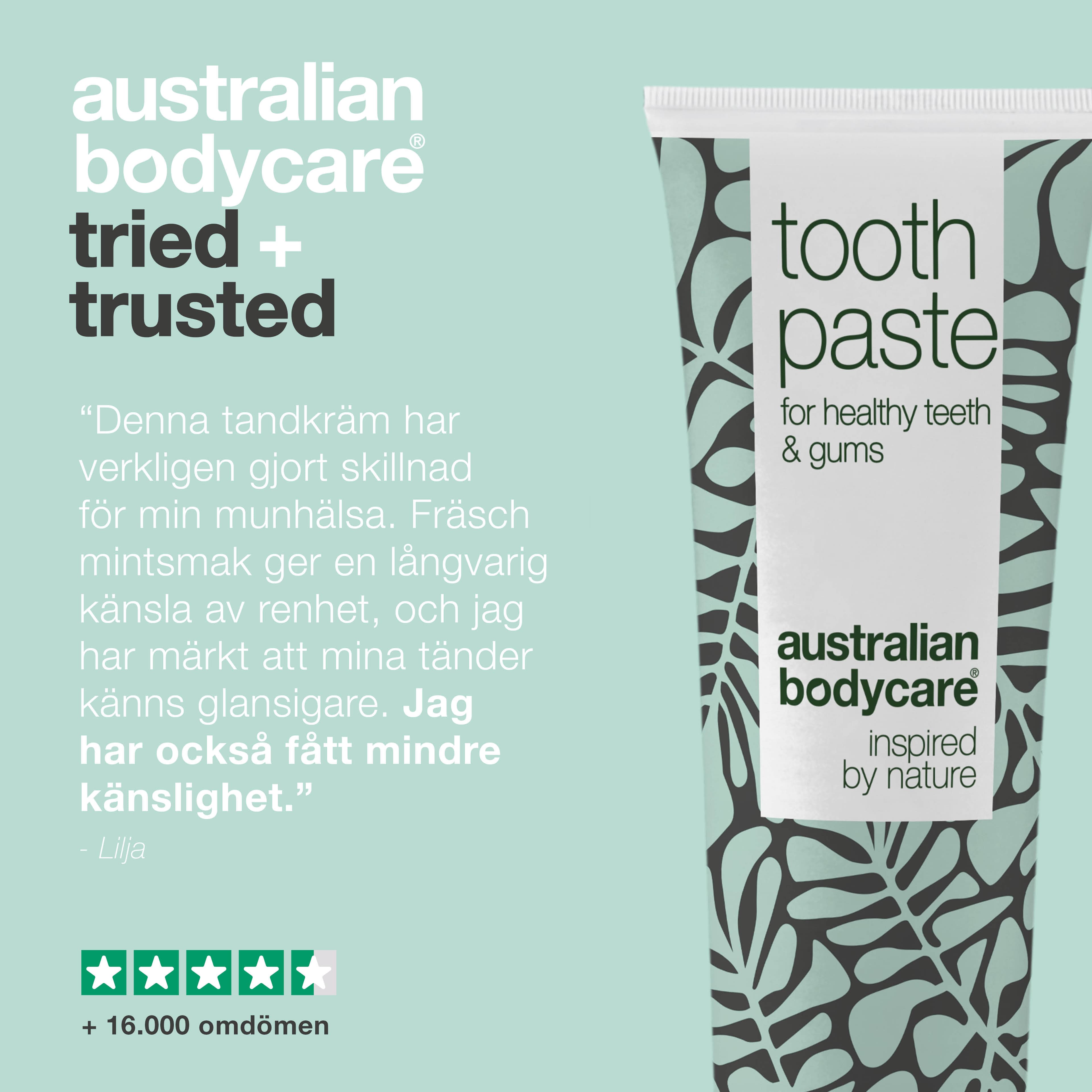 Australian Bodycare Toothpaste Coco & Zinc 75 ml - produktbild 5