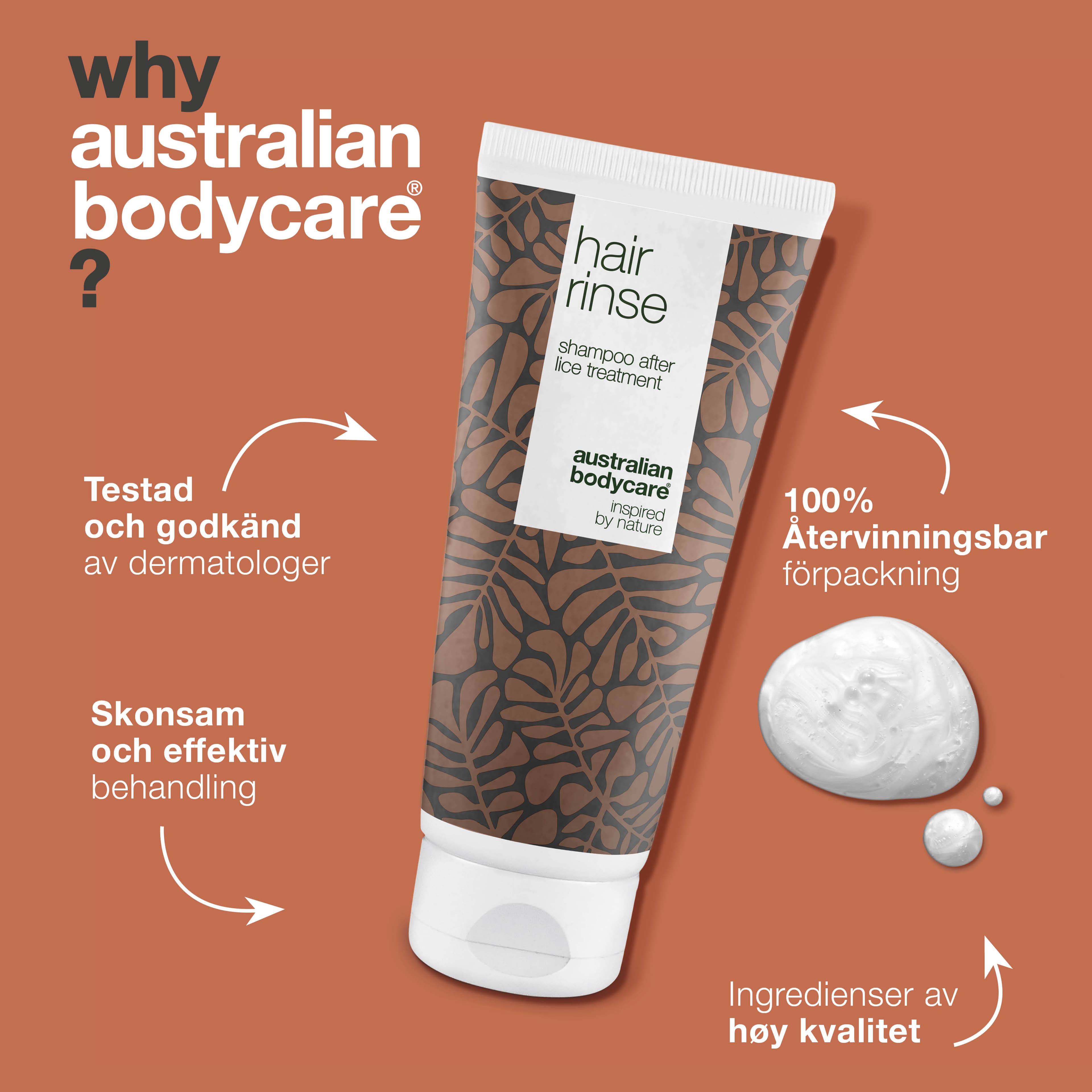 Australian Bodycare Hair Rinse Lusschampo 200 ml - produktbild 4