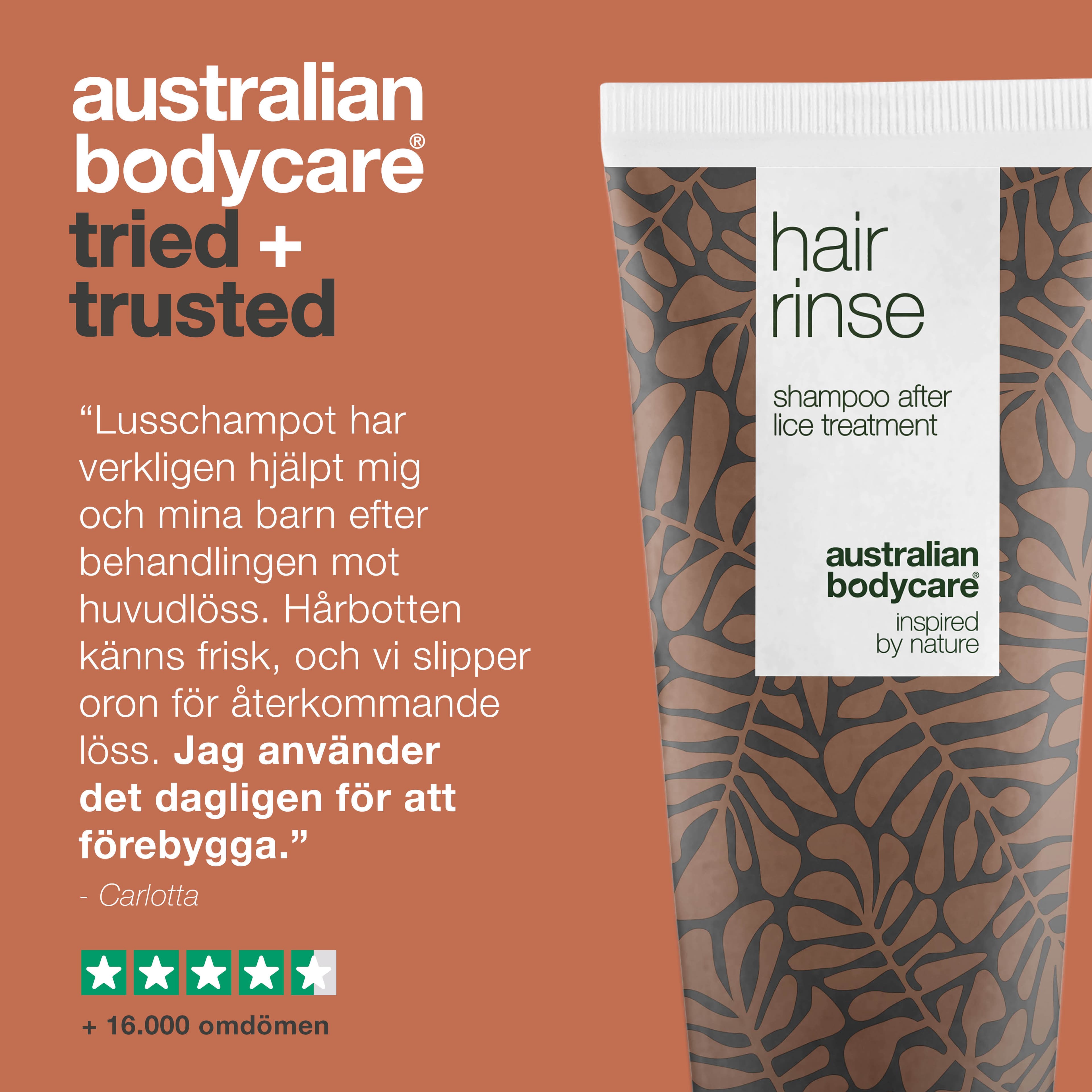 Australian Bodycare Hair Rinse Lusschampo 200 ml - produktbild 5