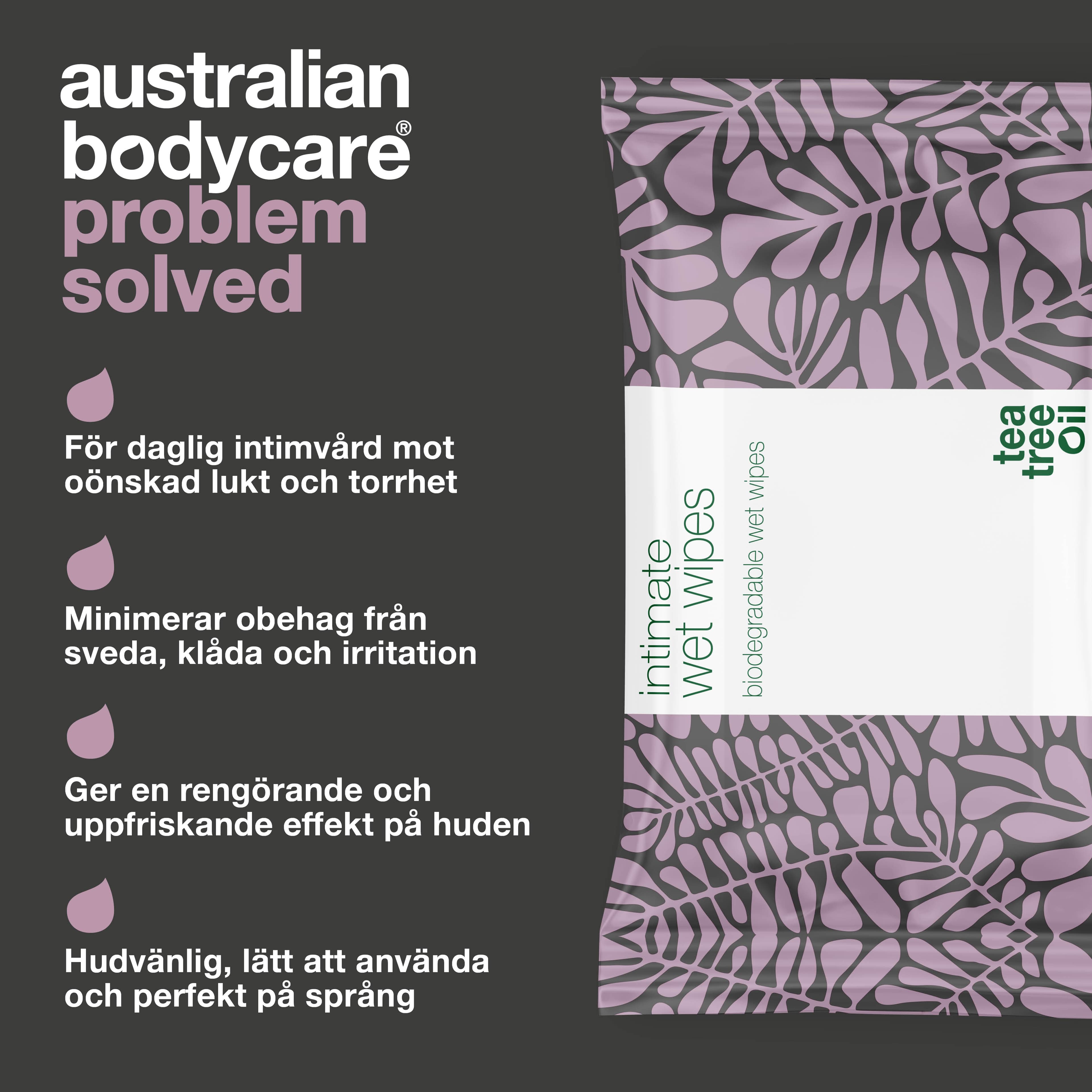 Australian Bodycare Intim Wet Wipes 24 st - produktbild 3
