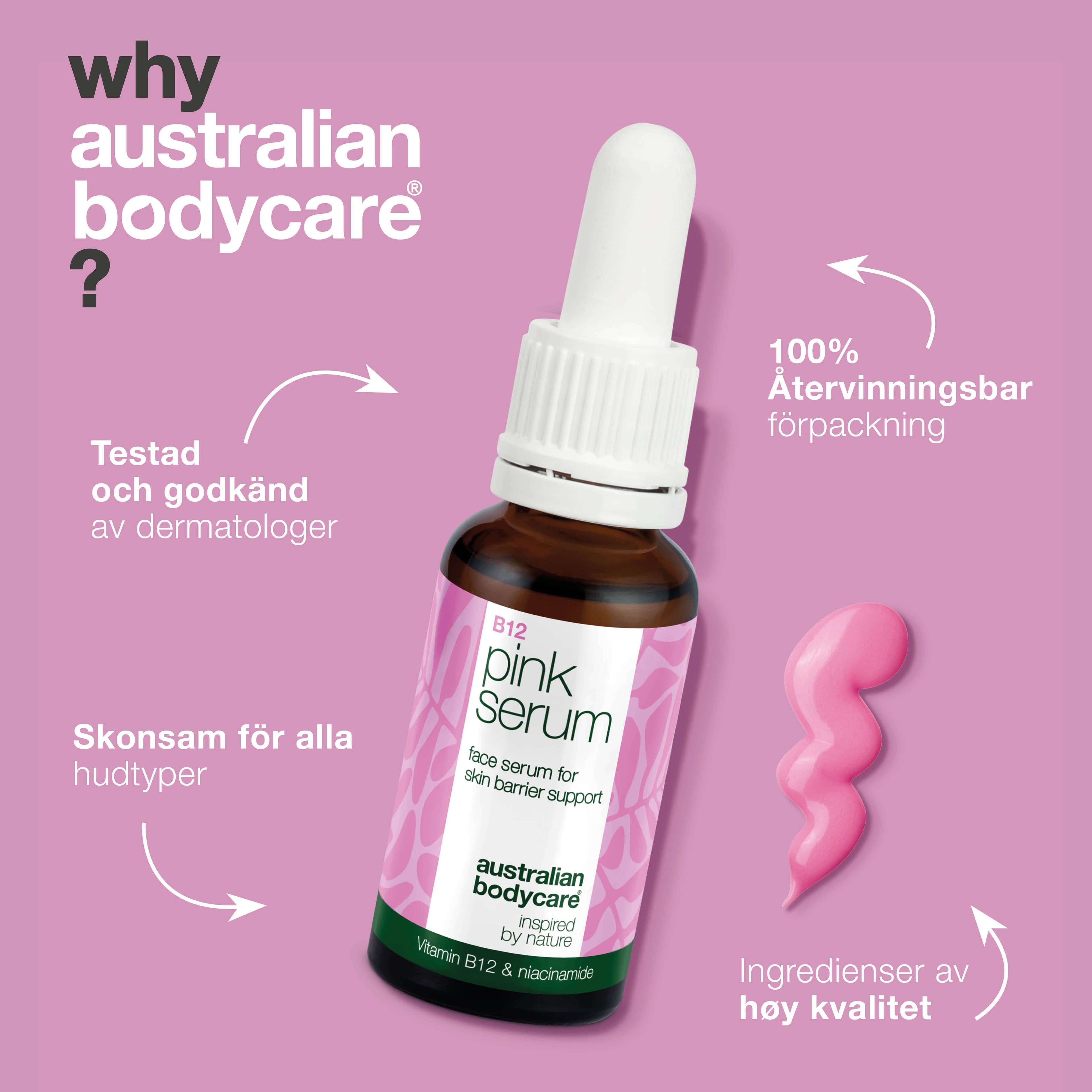 Australian Bodycare B12 Pink Serum 30 ml - produktbild 4