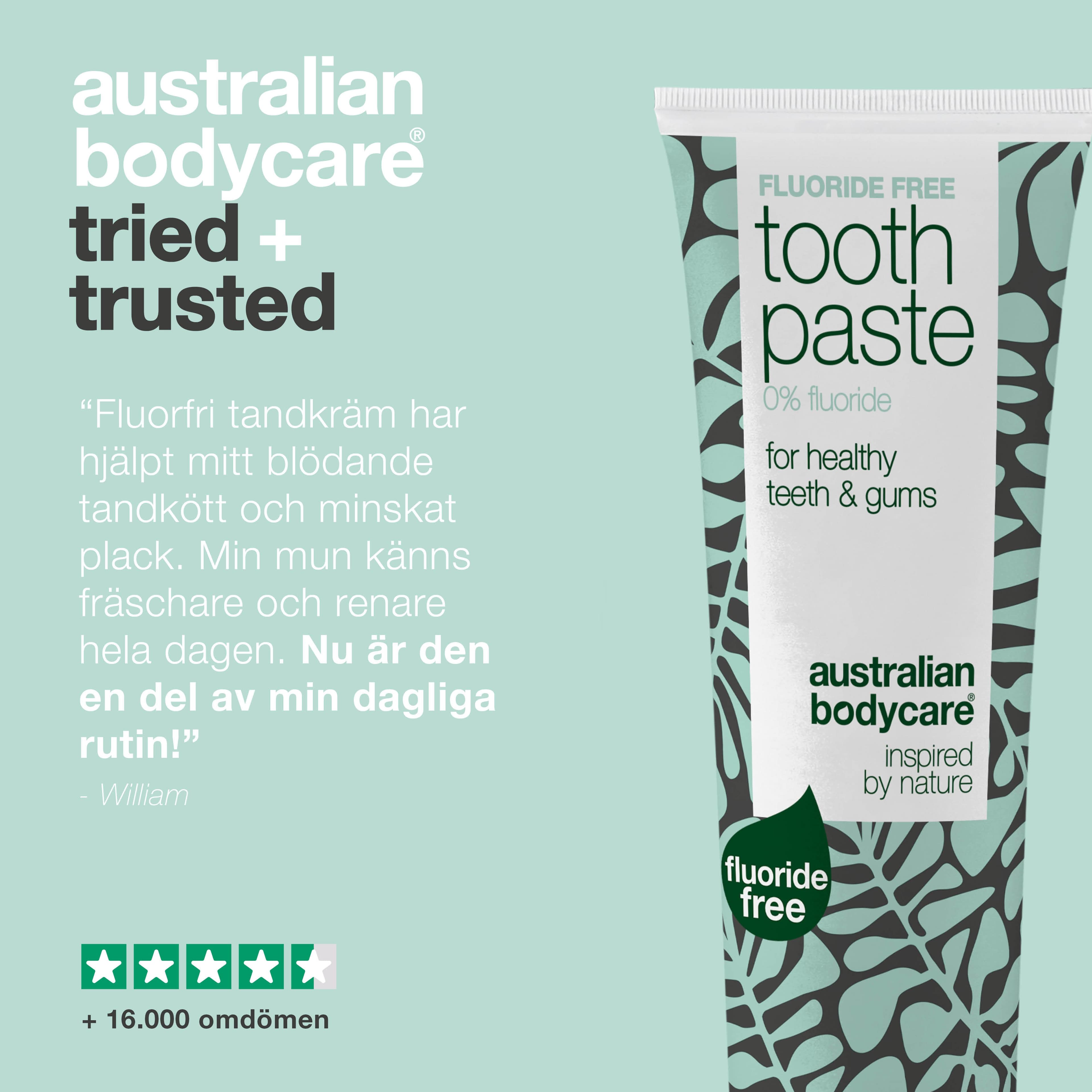 Australian Bodycare Toothpaste without Fluorid 75 ml - produktbild 5