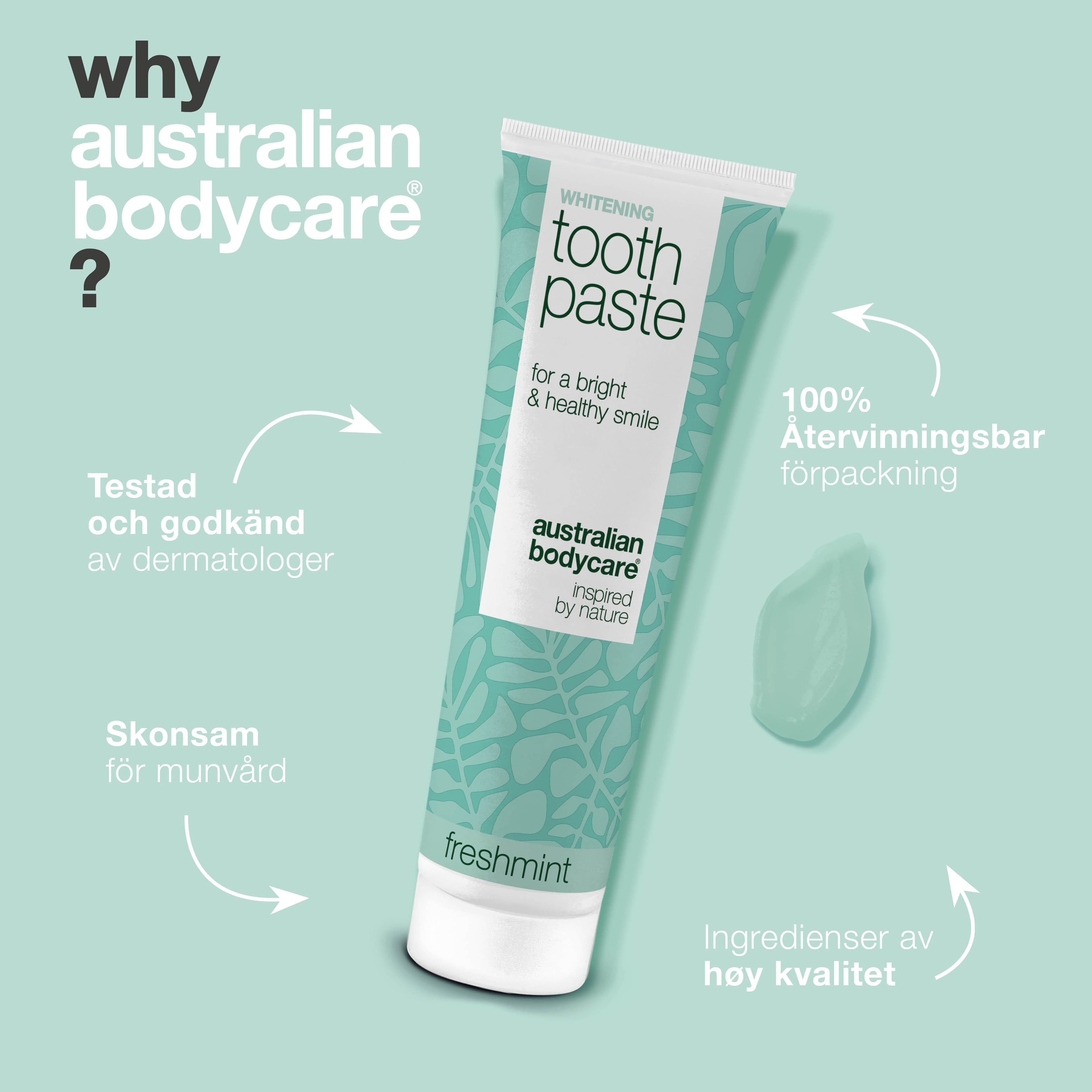 Australian Bodycare Toothpaste Whitening 75 ml - produktbild 4