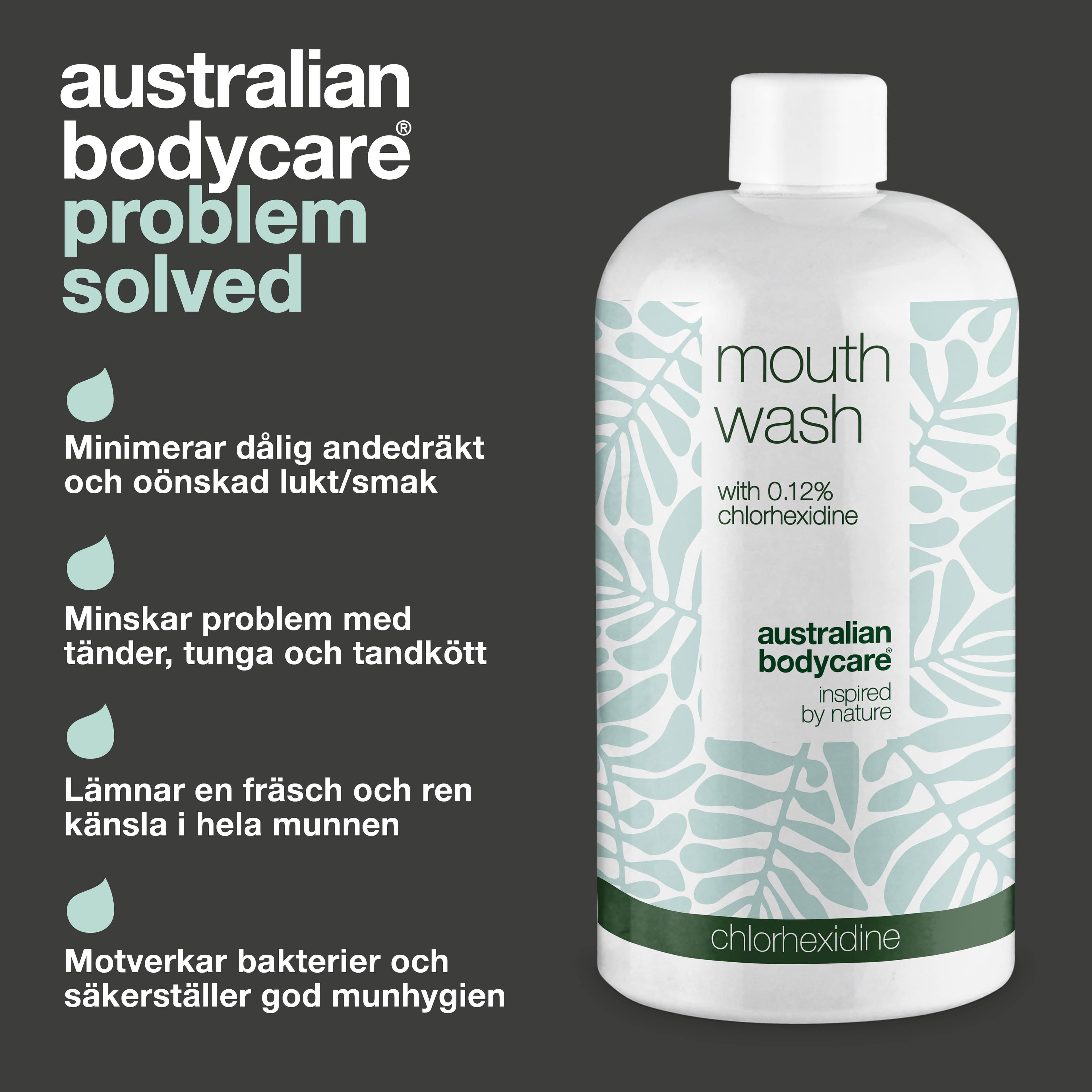 Australian Bodycare Mouth Wash with Chlorhexidine 500 ml 3