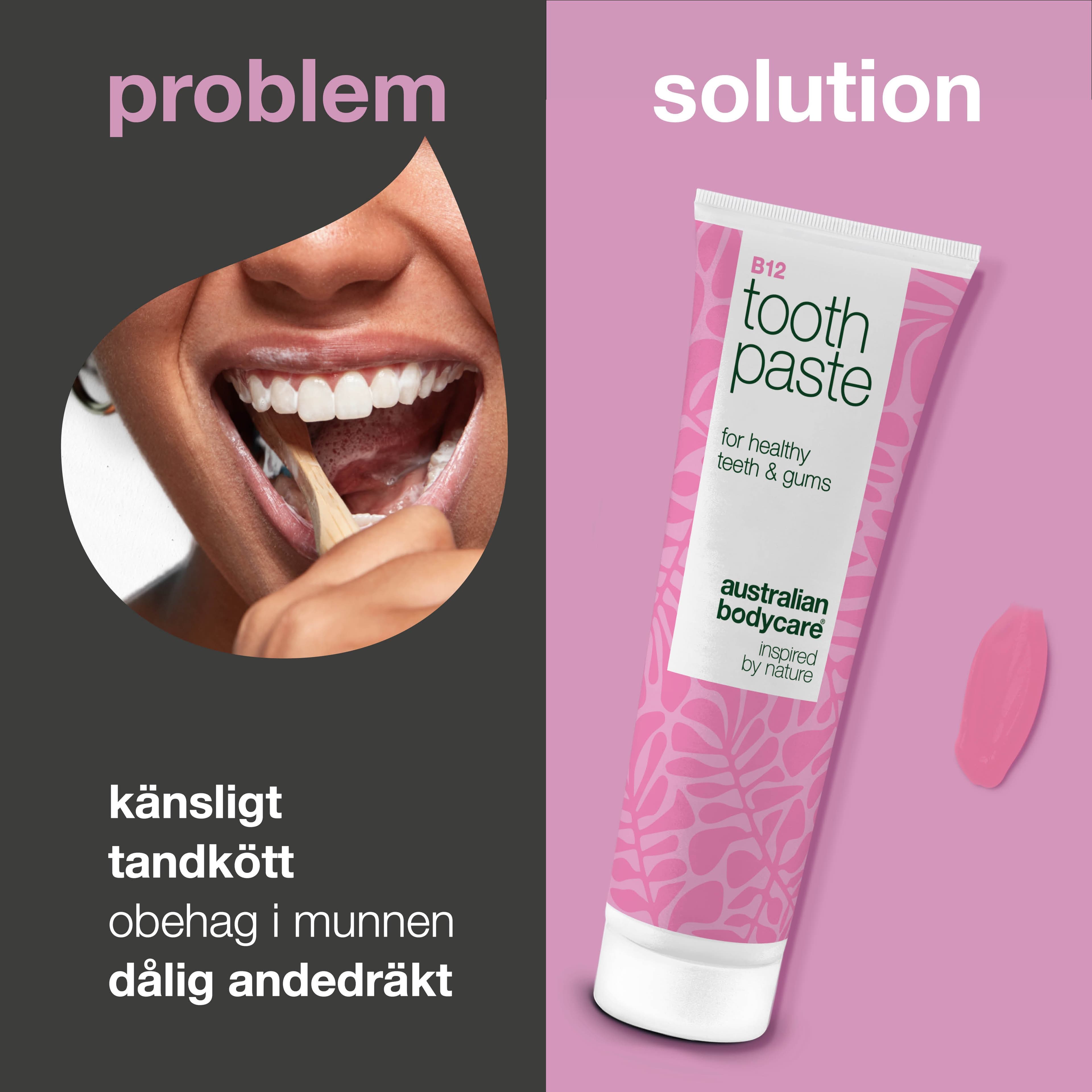 Australian Bodycare B12 Toothpaste Fresh Mint 75 ml - produktbild 2