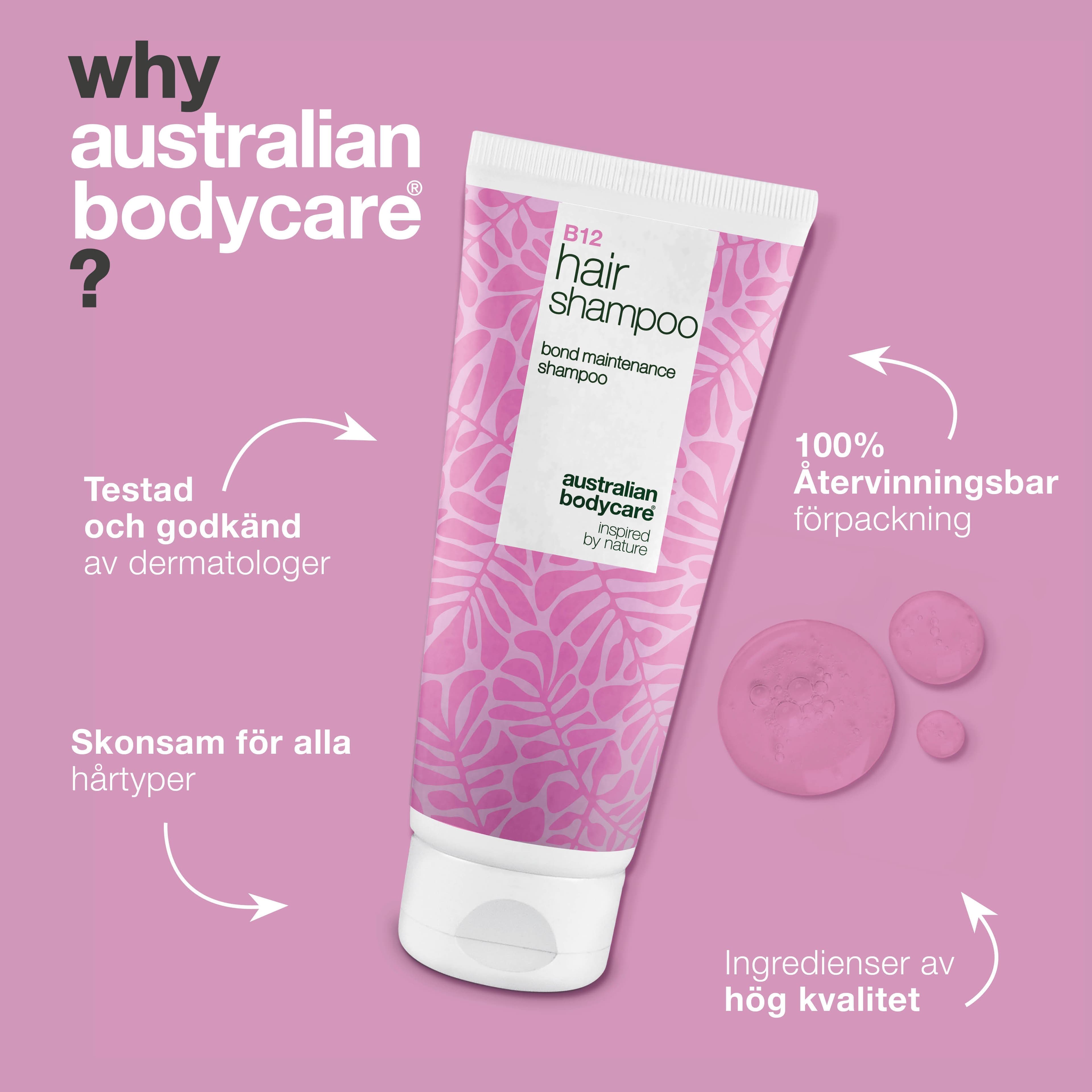 Australian Bodycare B12 Bond Shampoo 200 ml - produktbild 4