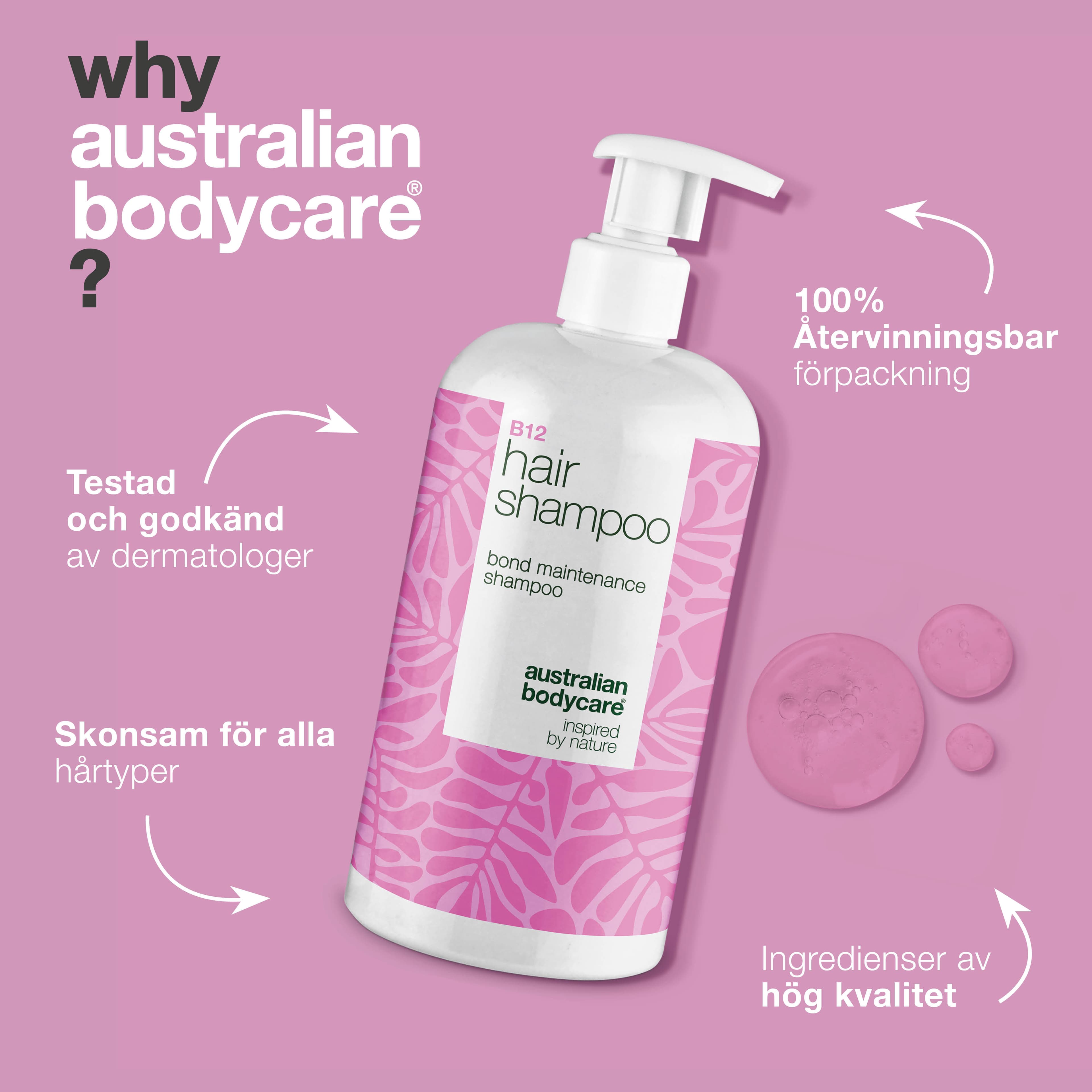 Australian Bodycare B12 Bond Shampoo 500 ml 4