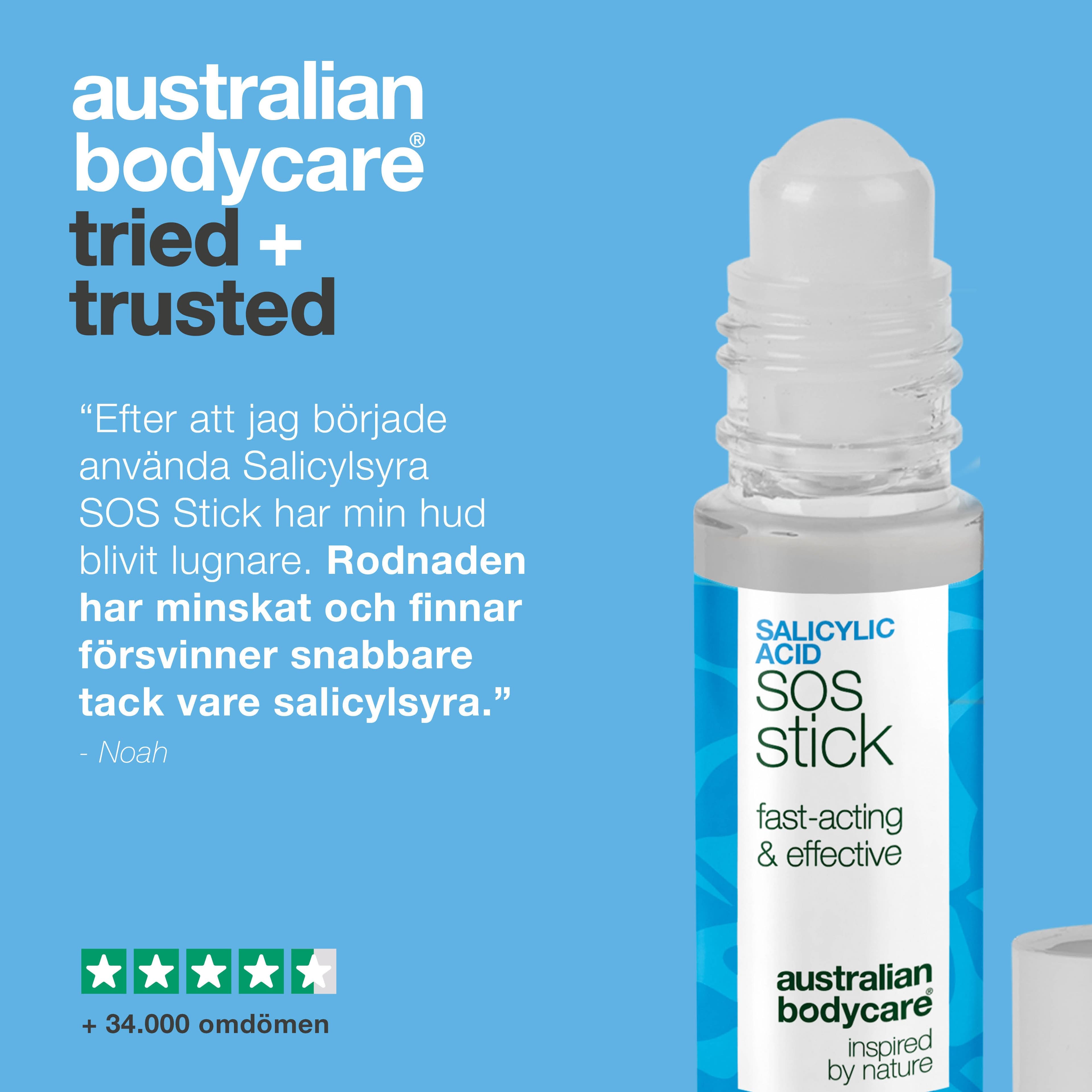 Australian Bodycare Salicylic Acid SOS Stick 9 ml - produktbild 5