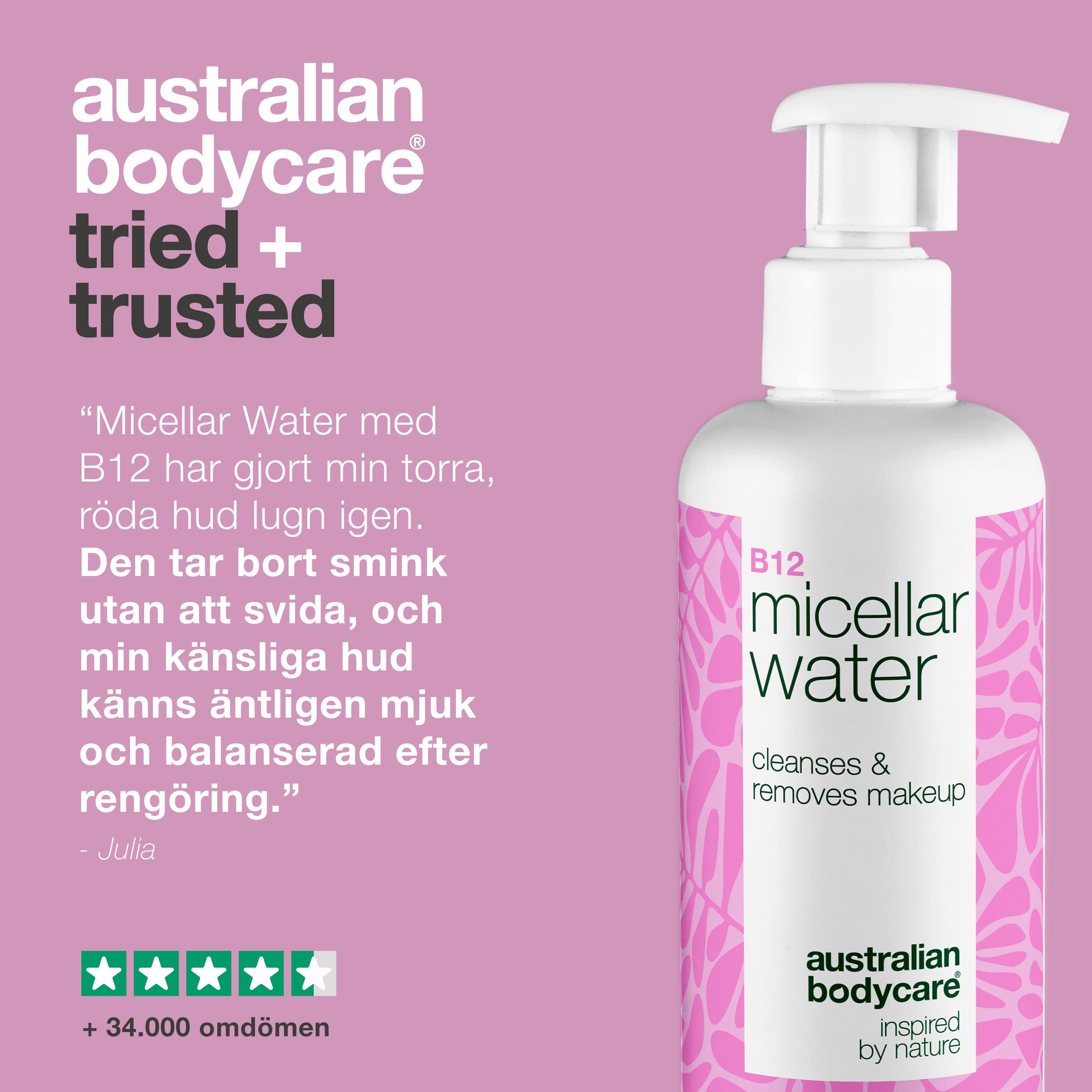Australian Bodycare B12 Micellar Water 250 ml - produktbild 5