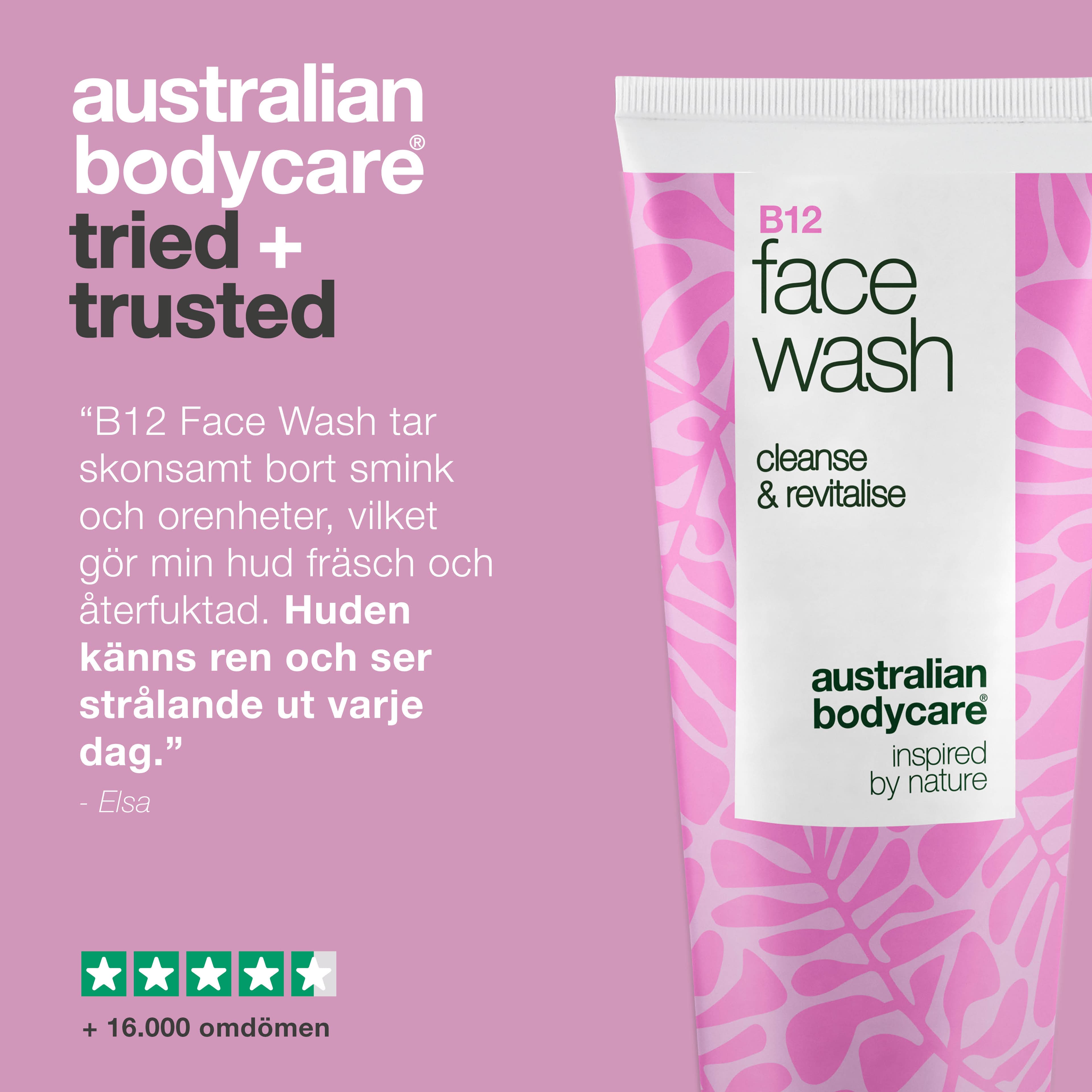Australian Bodycare B12 Face Wash 100 ml - produktbild 5