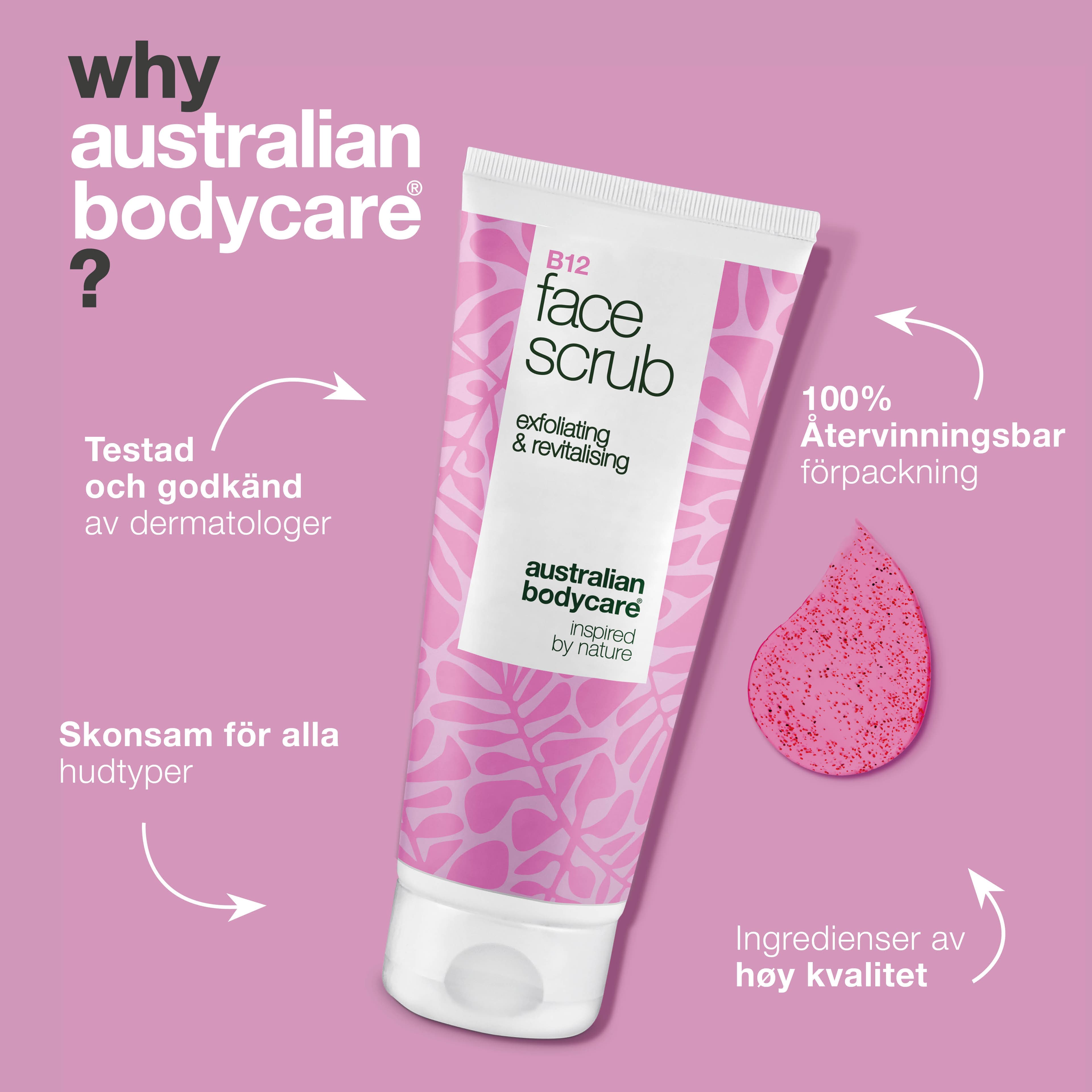Australian Bodycare B12 Face Scrub 100 ml 4