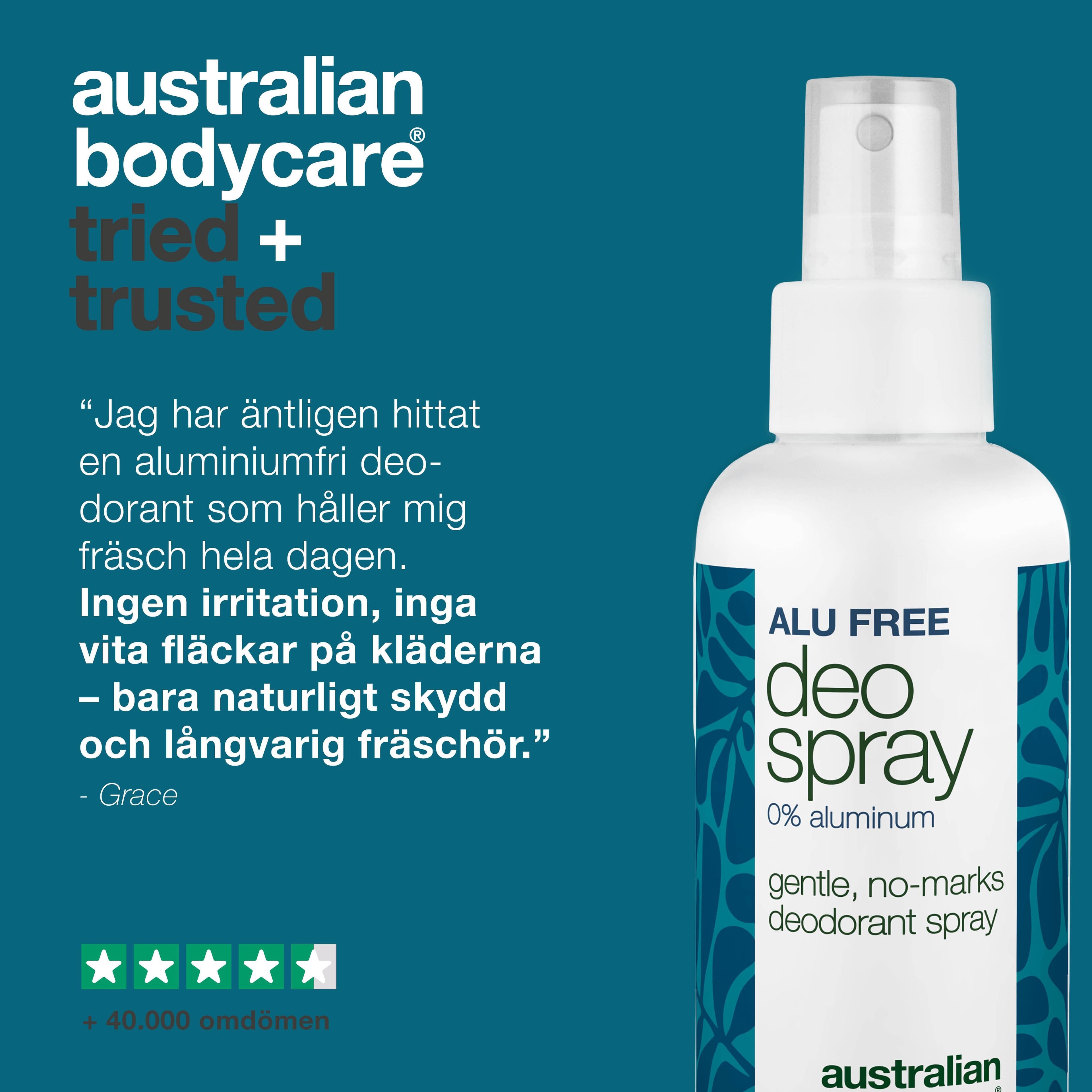Australian Bodycare Deo Spray Aluminium Free 100 ml - produktbild 5